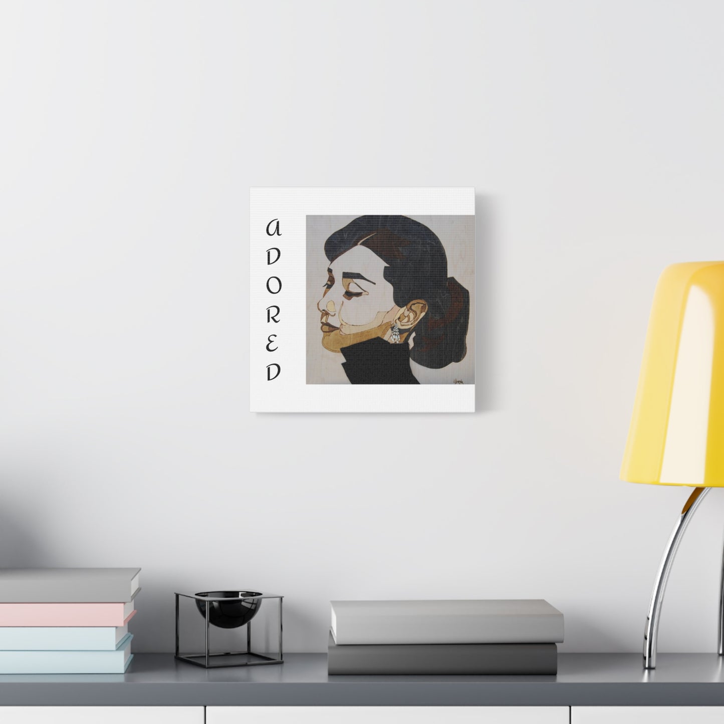 "Adored"Canvas Art – Stylish Portrait of a Woman