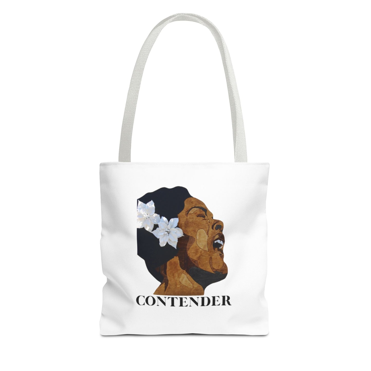 Empowering Tote Bag | Contender Design, Inspirational Gift, Black History Month, Affirmation, Eco-Friendly Shopping