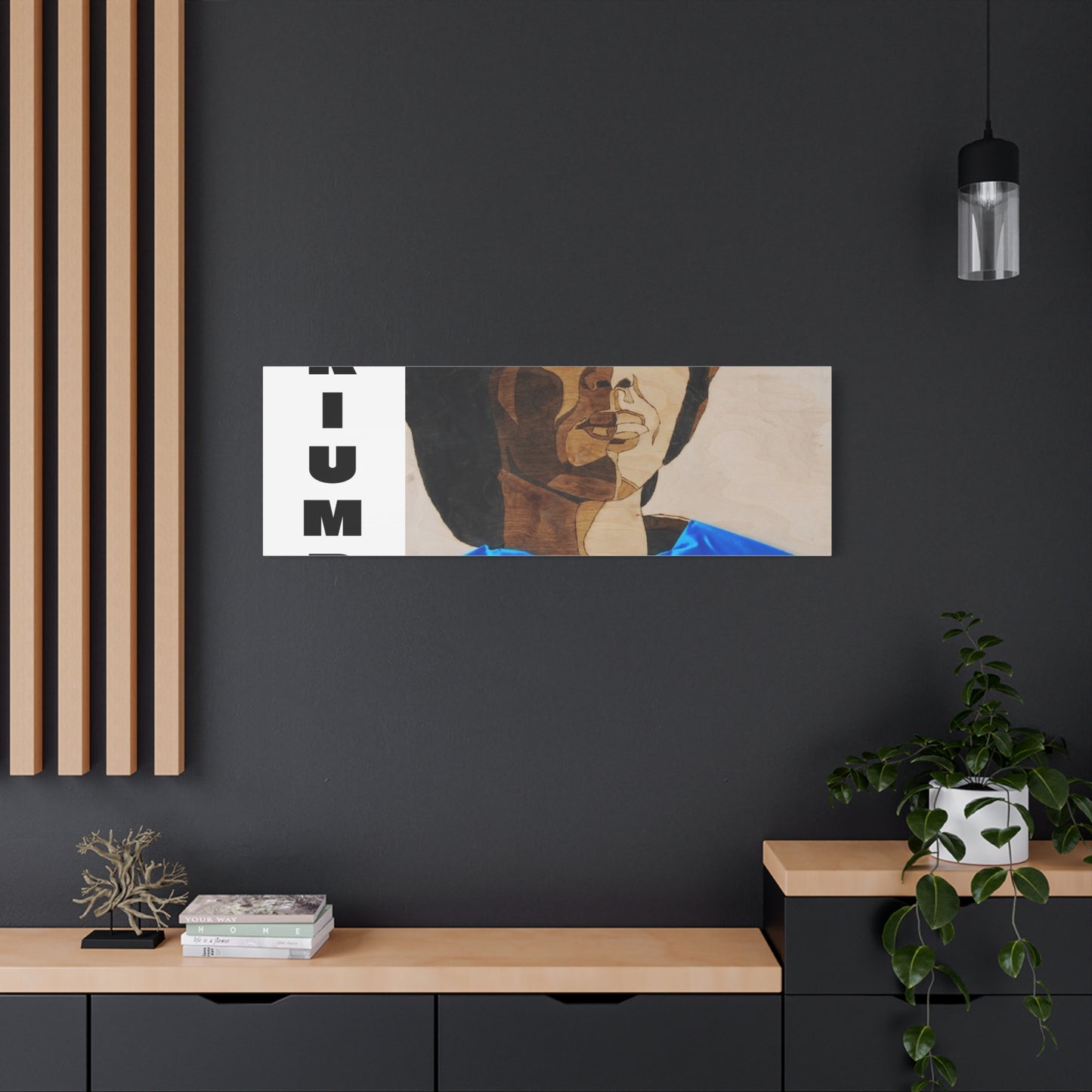 Artistic Canvas Wall Art - Stretched Matte Print of Iconic Portrait
