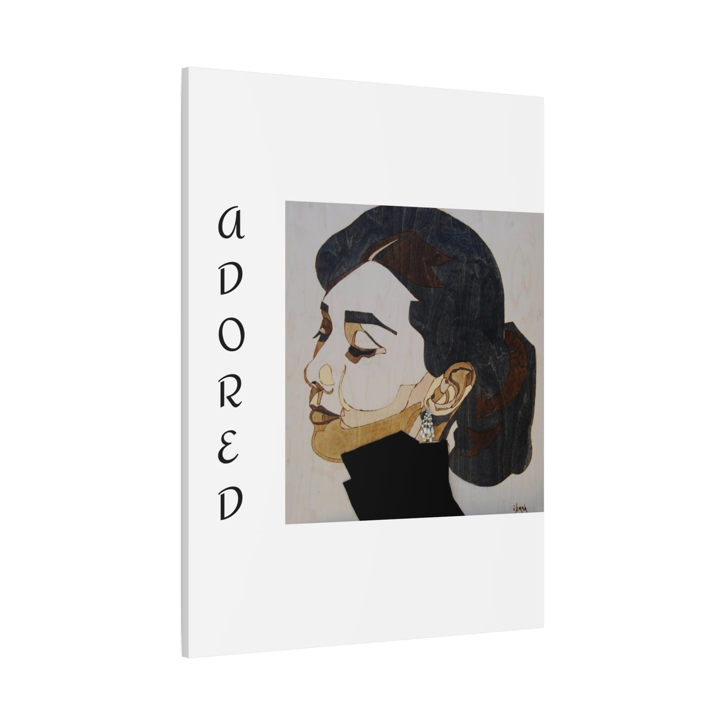 "Adored"Canvas Art – Stylish Portrait of a Woman