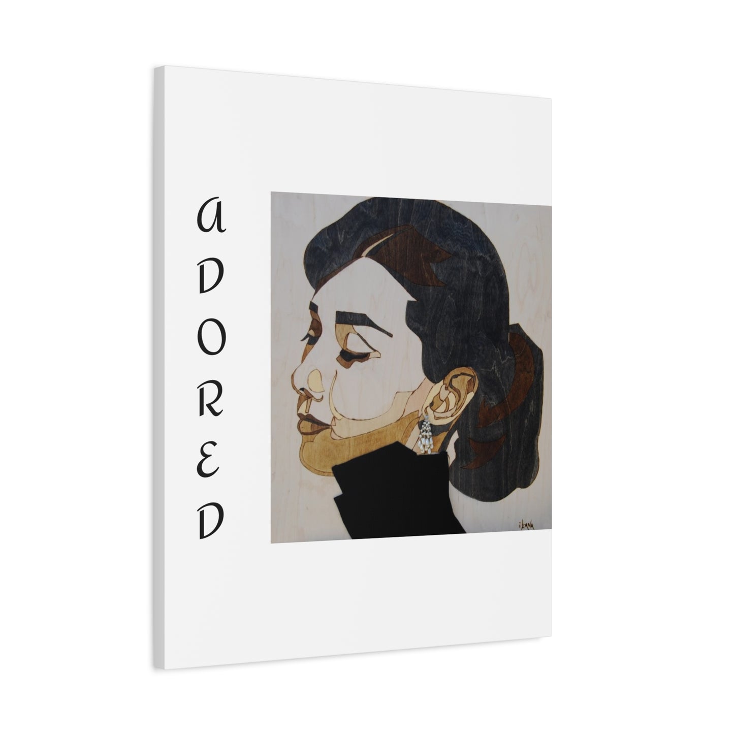 "Adored"Canvas Art – Stylish Portrait of a Woman