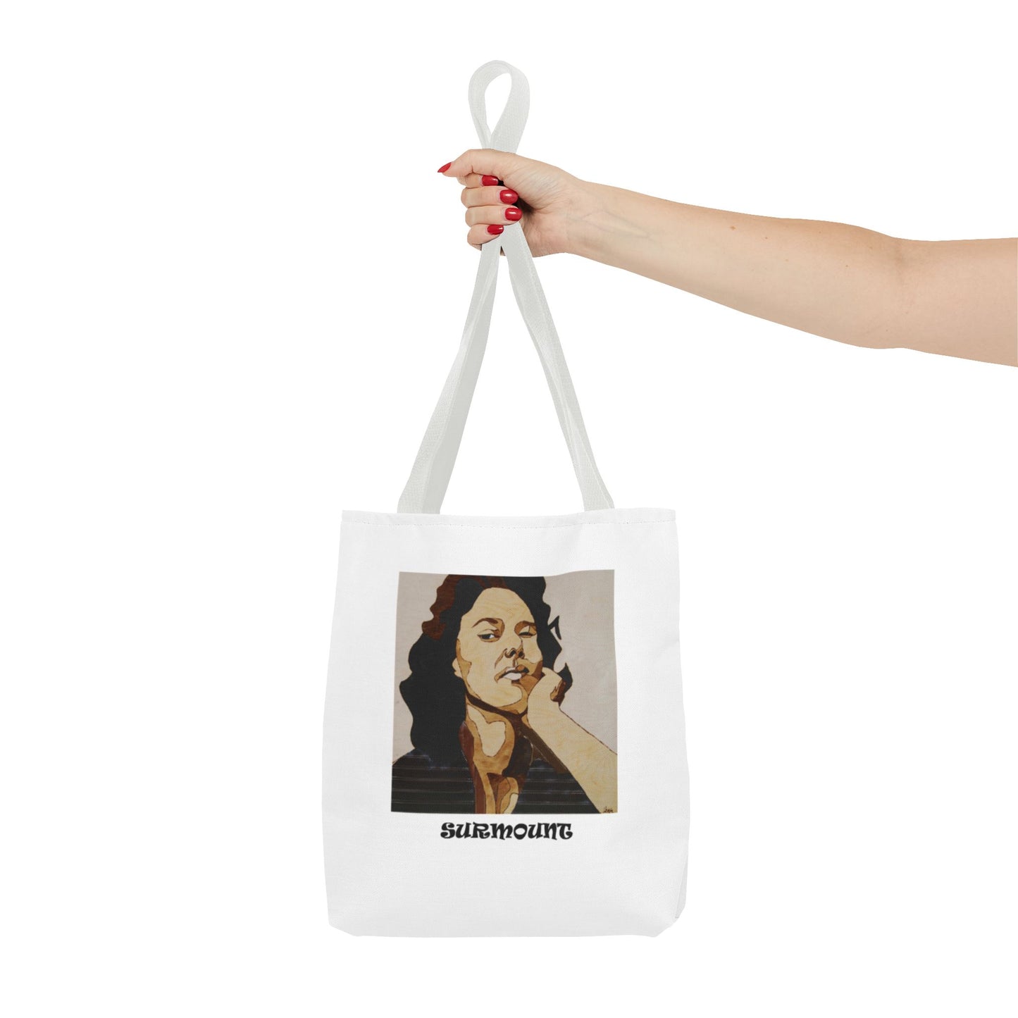 Empowering Tote Bag - Unique Art Print, Gift for Women, Confidence Bag, Everyday Use, Motivational Tote, Fashion Accessory