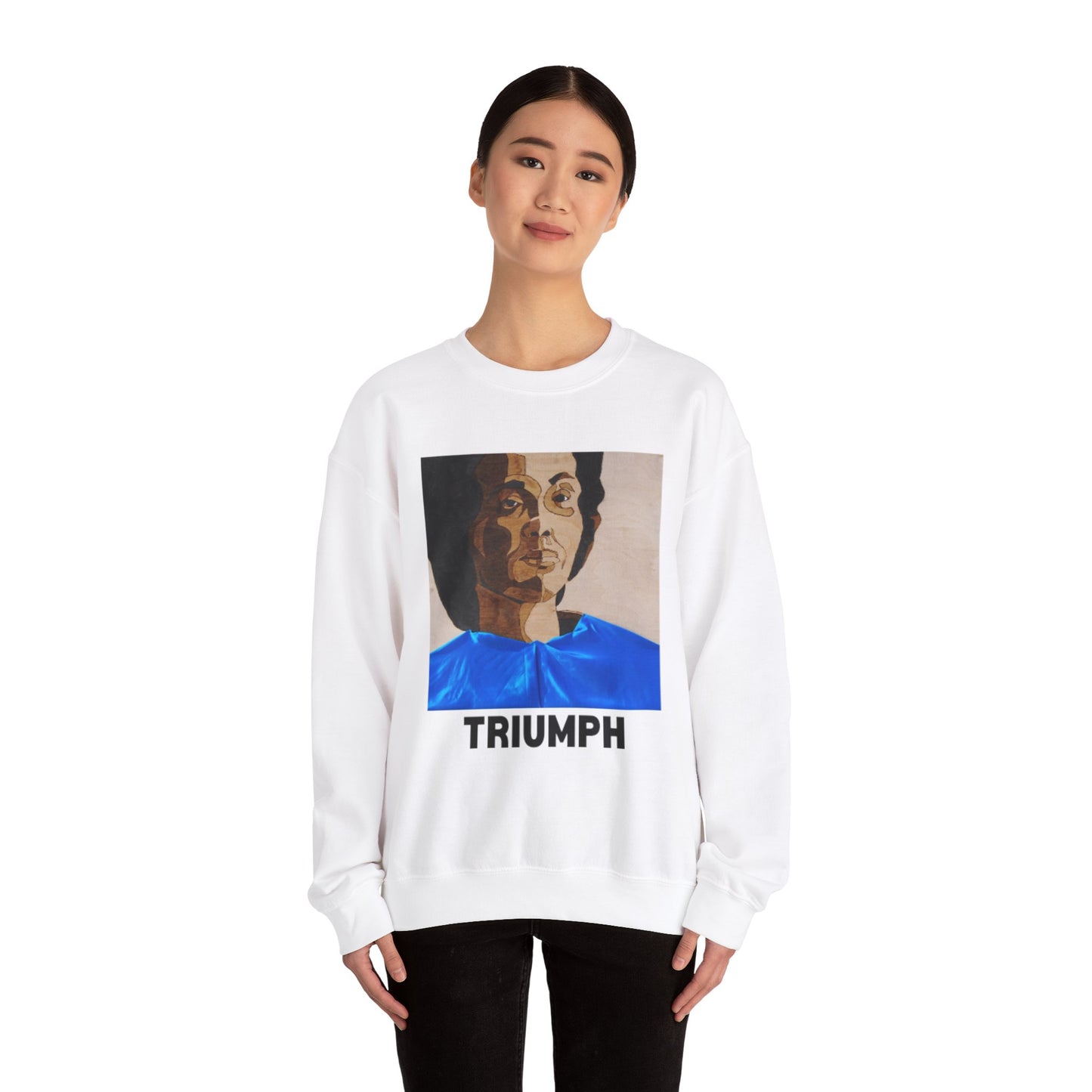 Triumph Crewneck Sweatshirt - Empowerment, Unisex Apparel, Motivational Gift, Cozy Fashion, Everyday Comfort