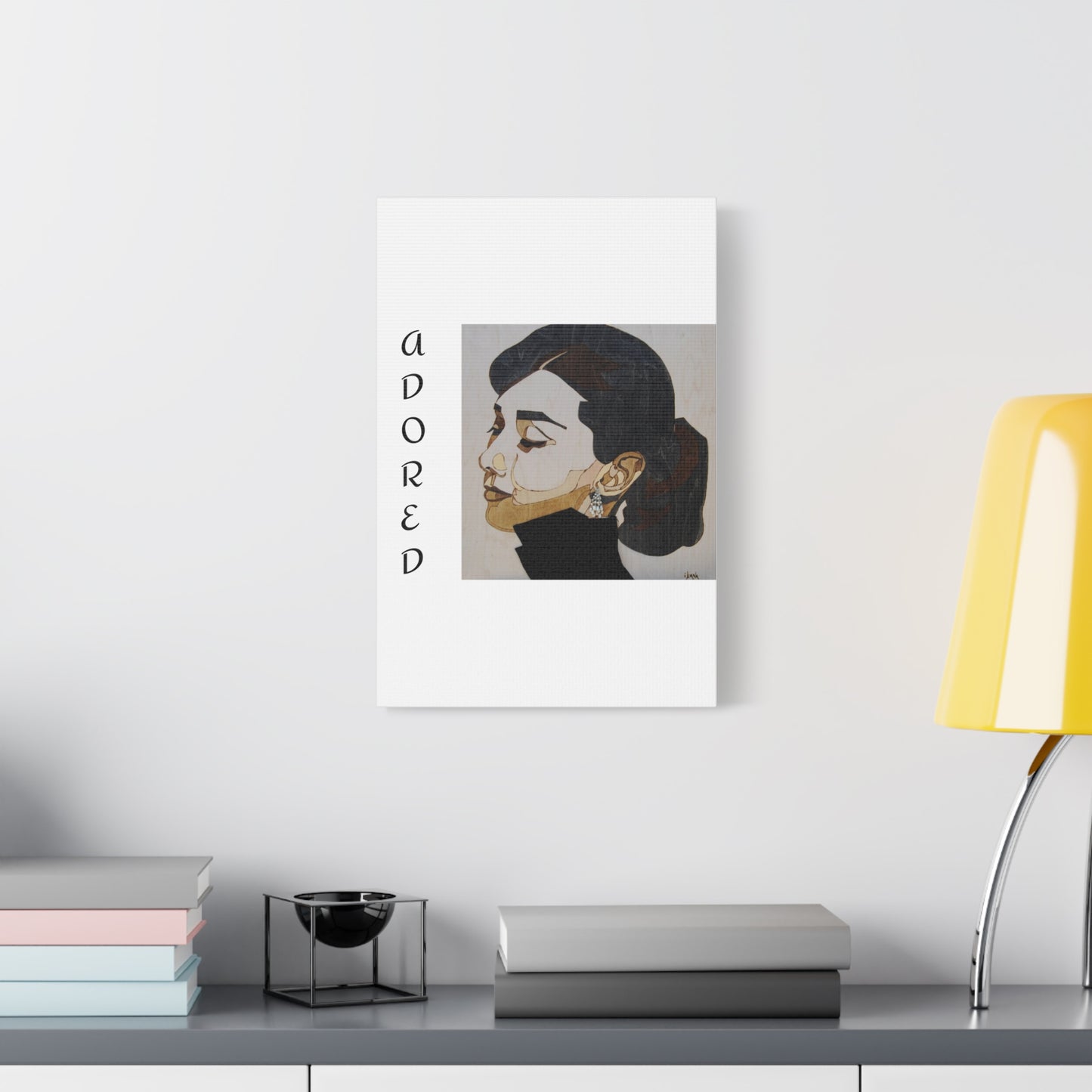 "Adored"Canvas Art – Stylish Portrait of a Woman