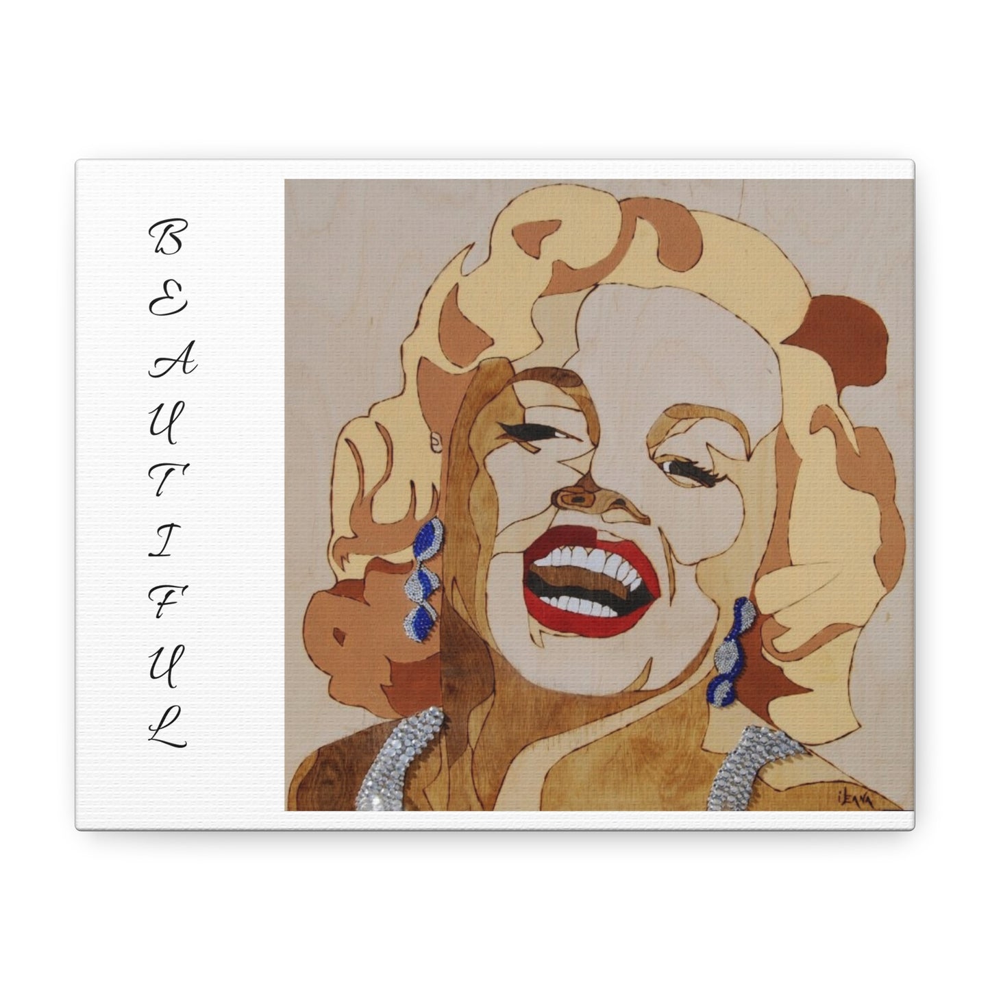 Marilyn Monroe Art Canvas - Stretched Wall Decor for Home & Office