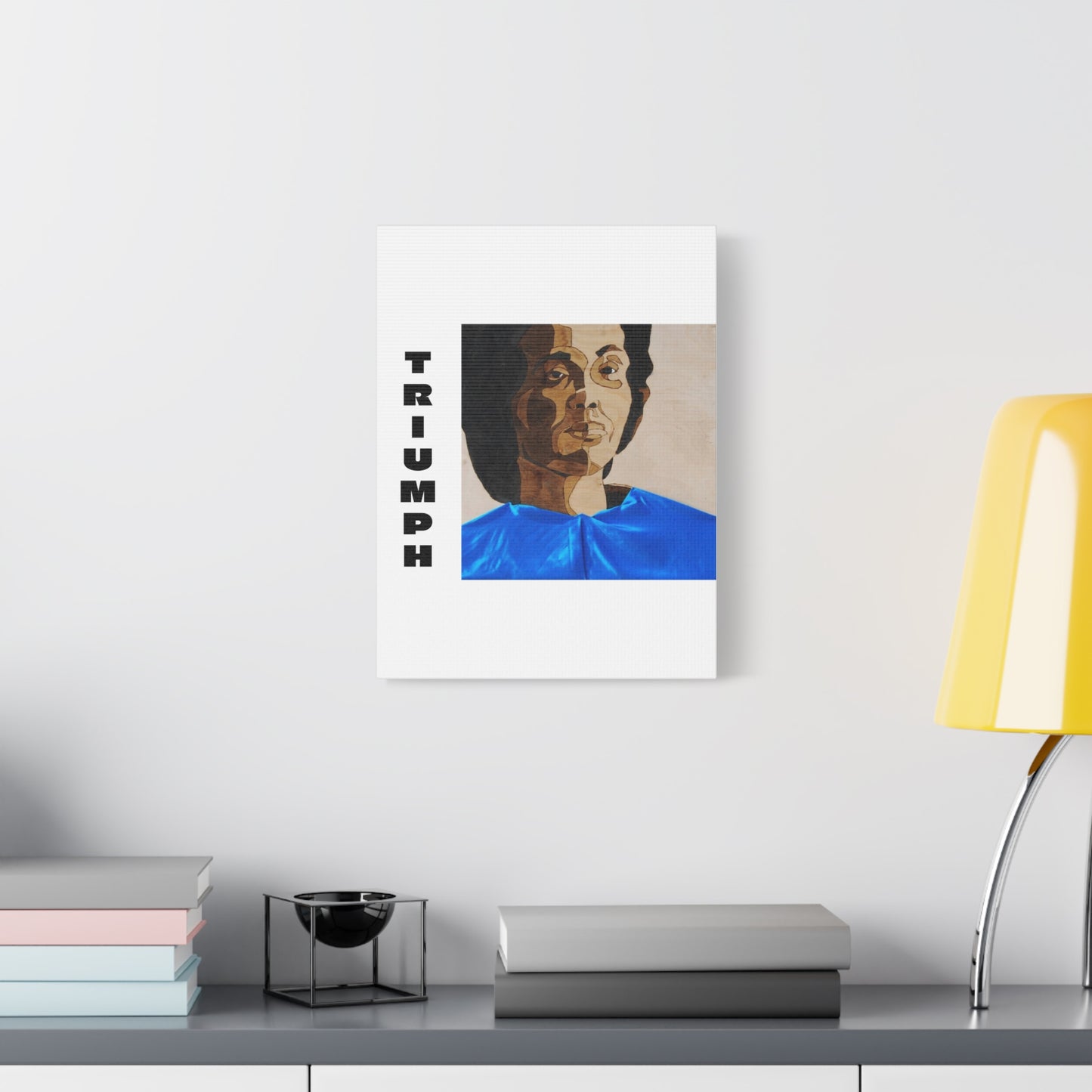Artistic Canvas Wall Art - Stretched Matte Print of Iconic Portrait