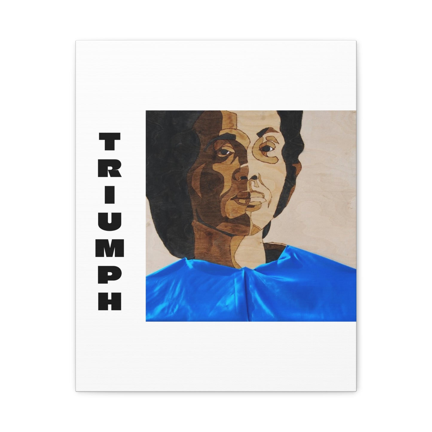 Artistic Canvas Wall Art - Stretched Matte Print of Iconic Portrait