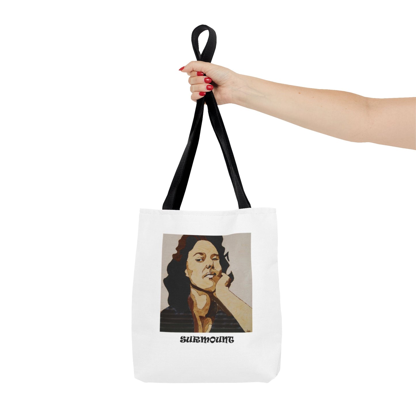 Empowering Tote Bag - Unique Art Print, Gift for Women, Confidence Bag, Everyday Use, Motivational Tote, Fashion Accessory