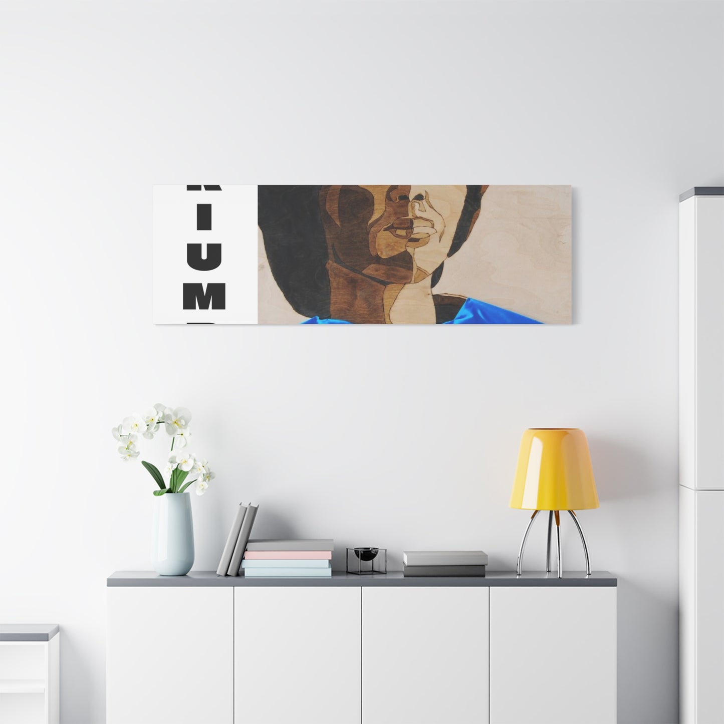 Artistic Canvas Wall Art - Stretched Matte Print of Iconic Portrait