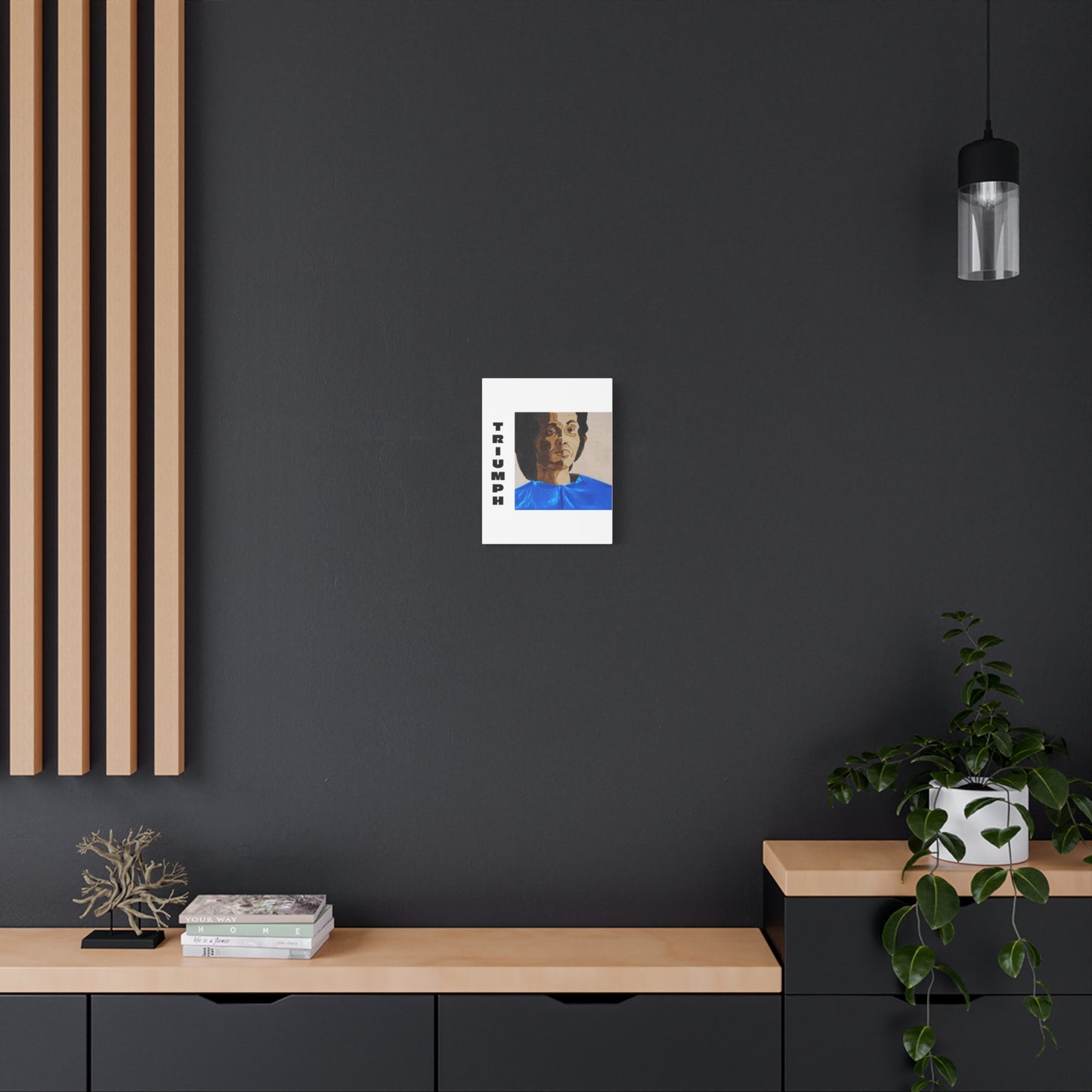 Artistic Canvas Wall Art - Stretched Matte Print of Iconic Portrait