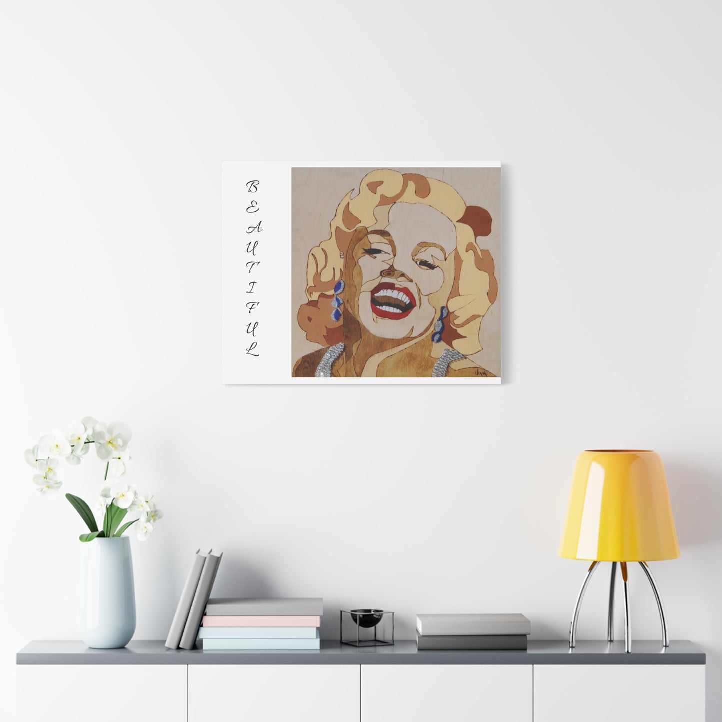 Marilyn Monroe Art Canvas - Stretched Wall Decor for Home & Office