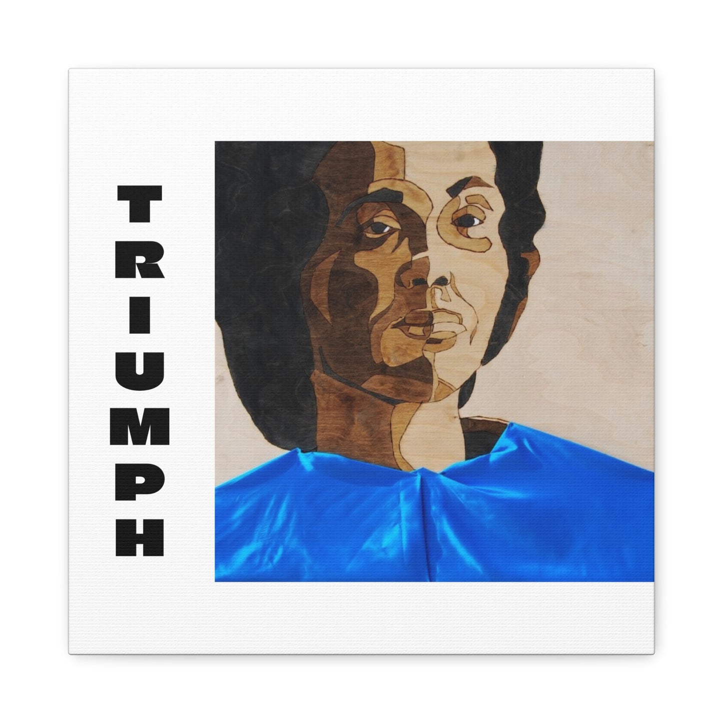 Artistic Canvas Wall Art - Stretched Matte Print of Iconic Portrait