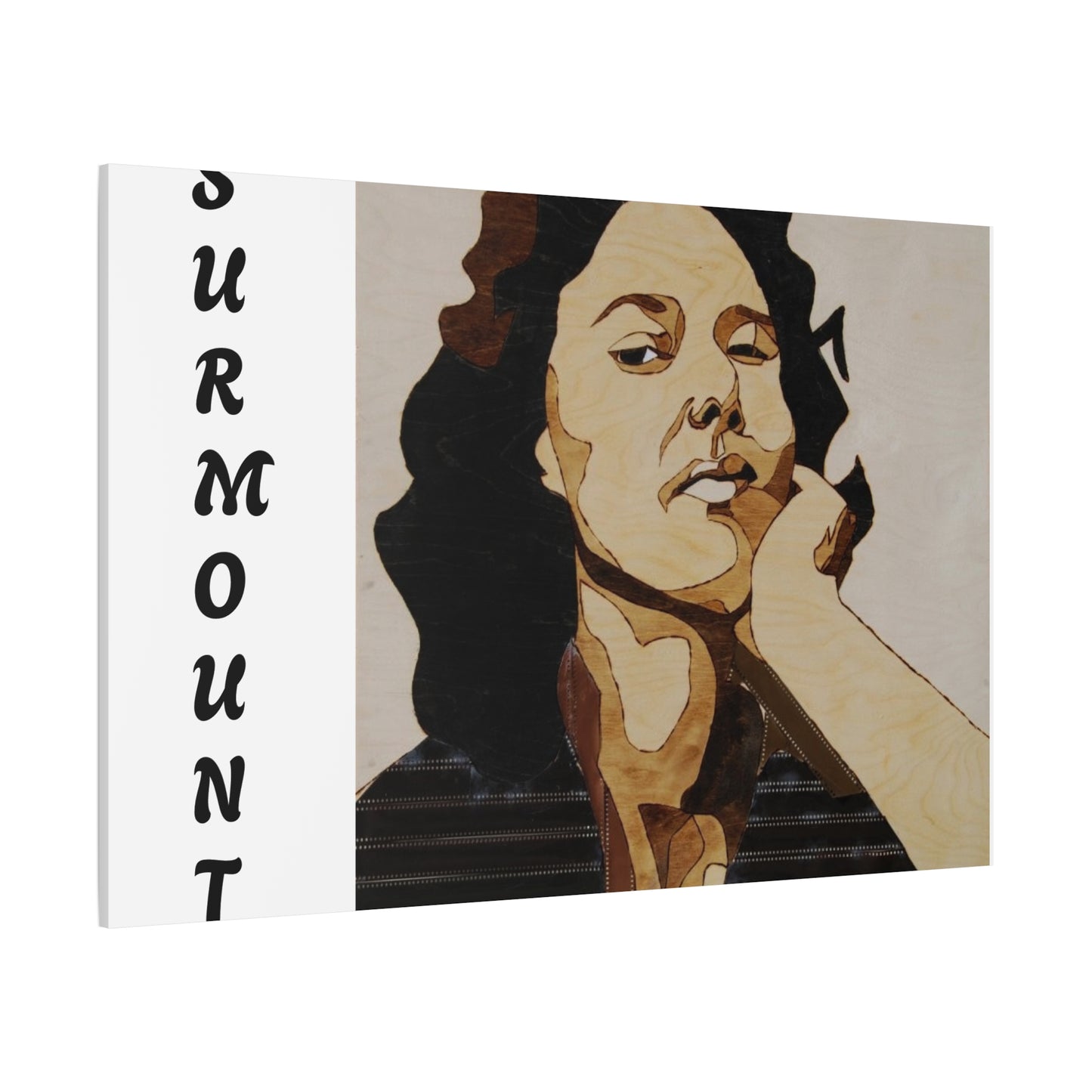 "Surmount", Dorothy Danbridge inspired  Contemporary Art Canvas Print - Modern Serene Portrait Decoration