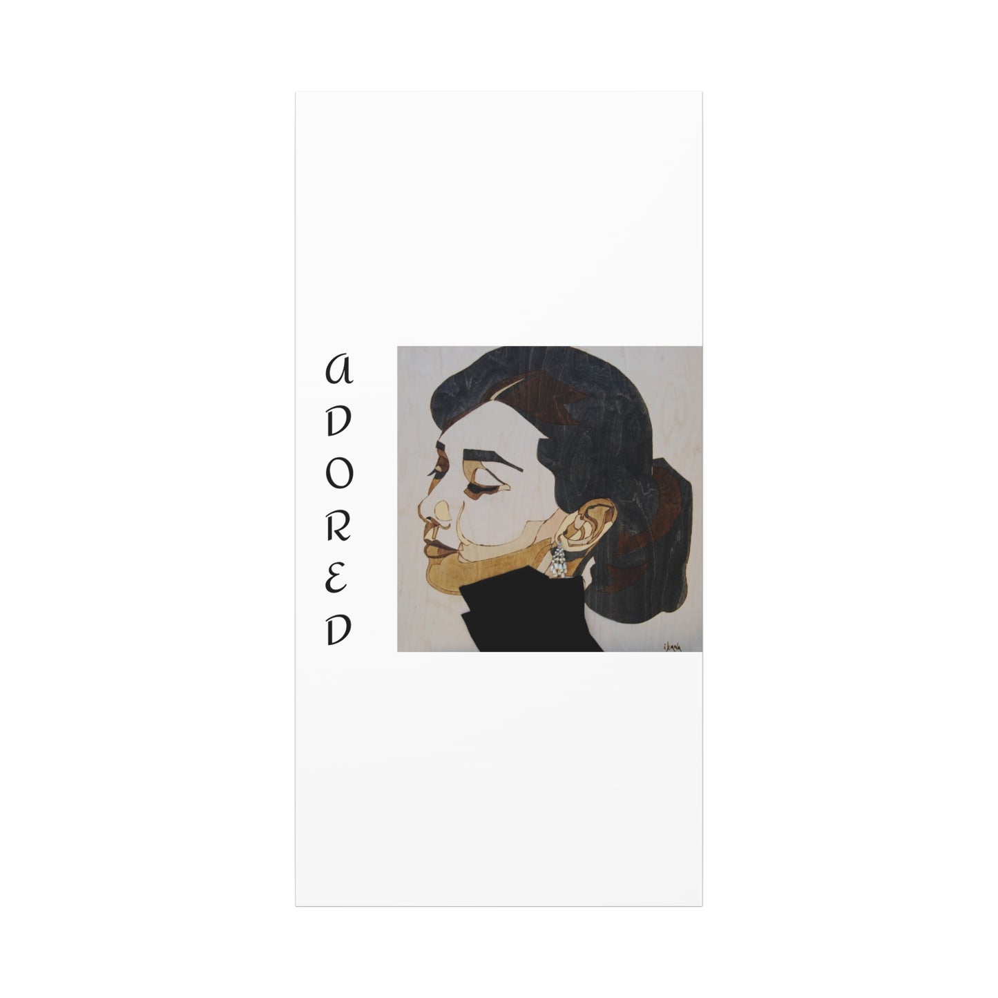 "Adored"Canvas Art – Stylish Portrait of a Woman