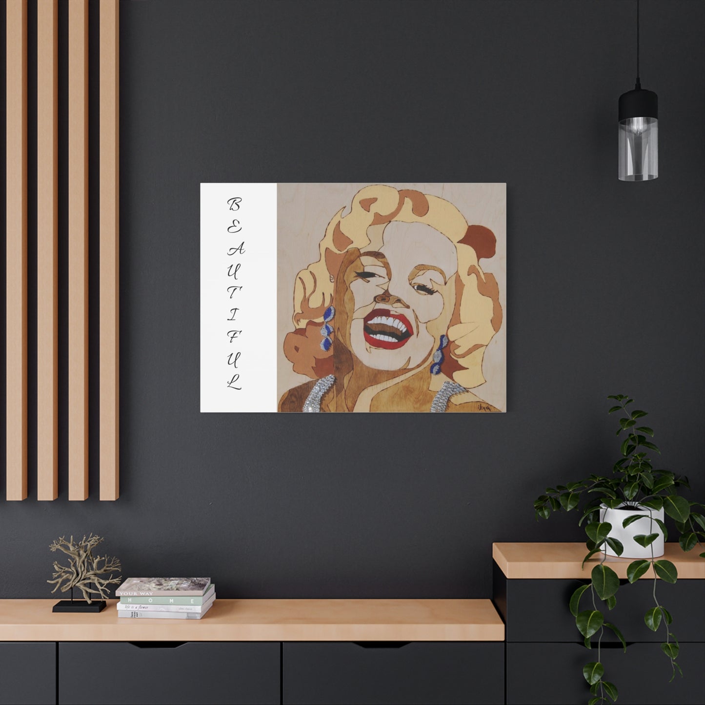 Marilyn Monroe Art Canvas - Stretched Wall Decor for Home & Office