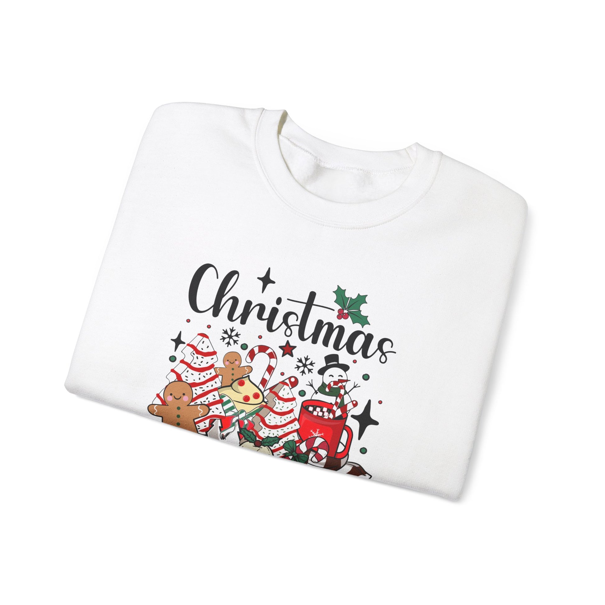 Christmas Calories Don't Count Crewneck Sweatshirt | Unisex Holiday Sweatshirt - Ileana Marie Designs