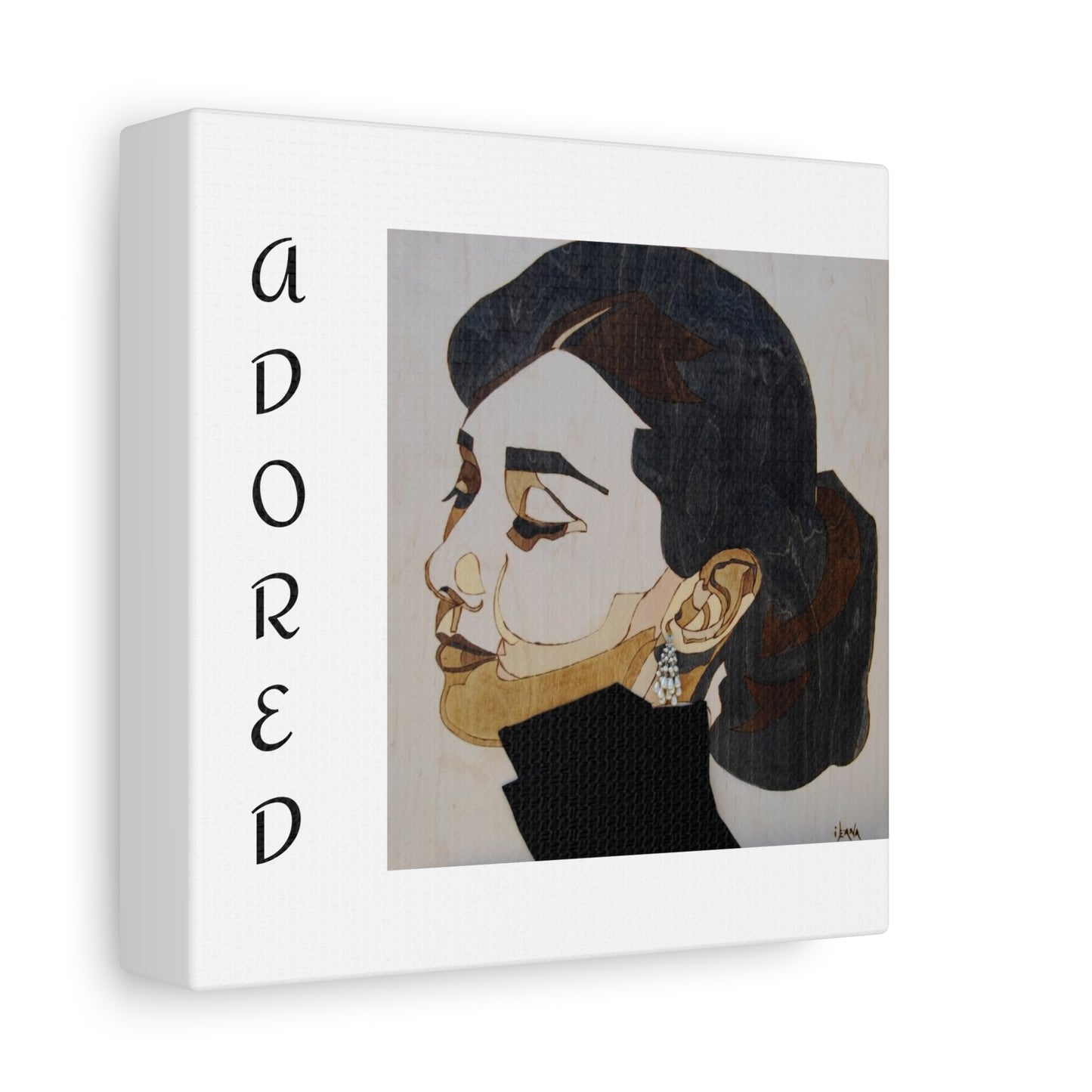 "Adored"Canvas Art – Stylish Portrait of a Woman