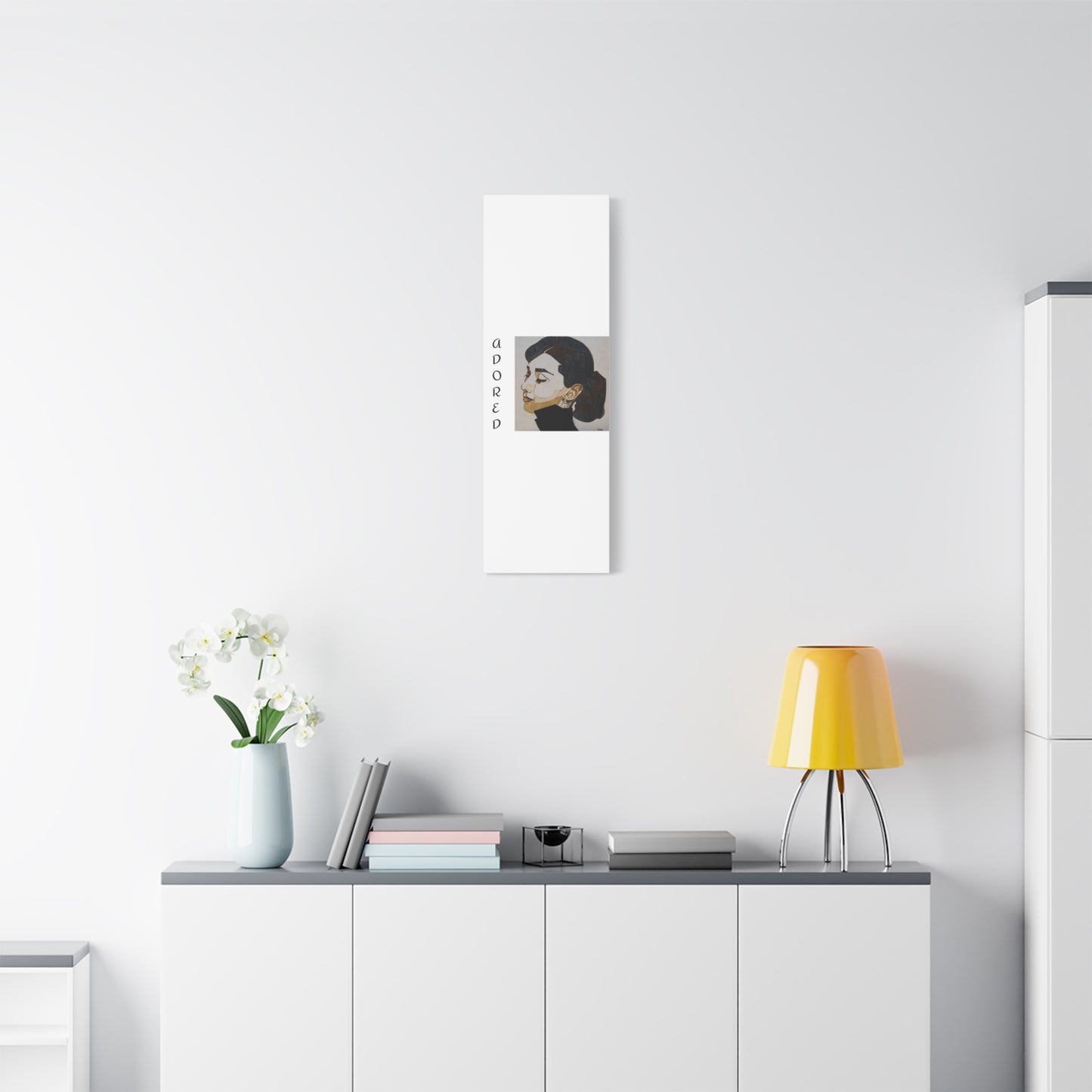 "Adored"Canvas Art – Stylish Portrait of a Woman