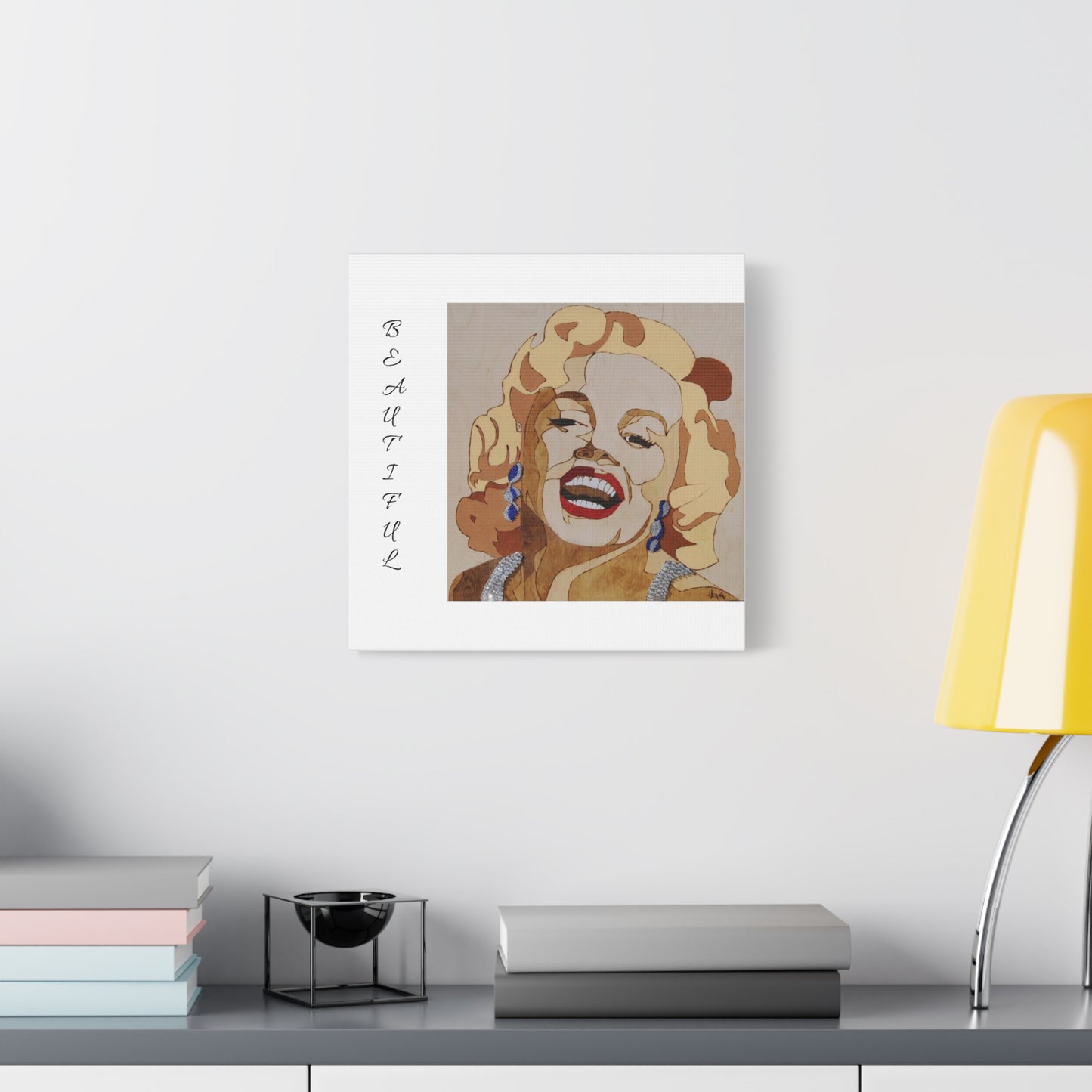 Marilyn Monroe Art Canvas - Stretched Wall Decor for Home & Office