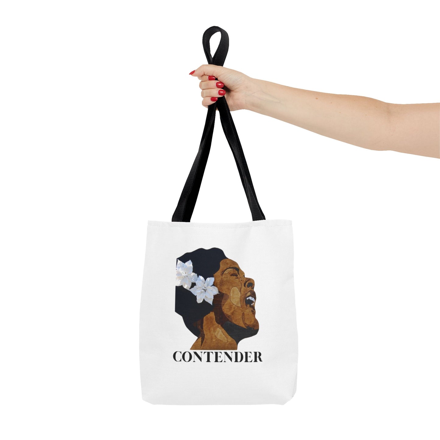 Empowering Tote Bag | Contender Design, Inspirational Gift, Black History Month, Affirmation, Eco-Friendly Shopping