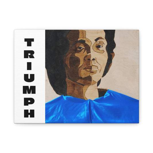 Artistic Canvas Wall Art - Stretched Matte Print of Iconic Portrait