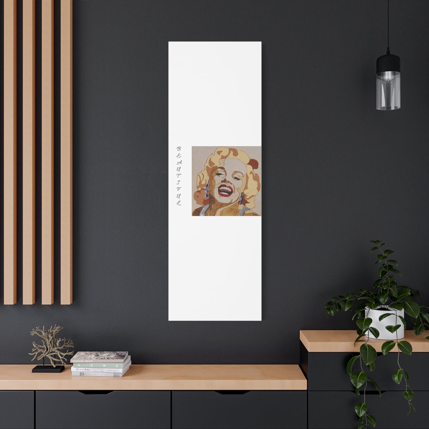 Marilyn Monroe Art Canvas - Stretched Wall Decor for Home & Office