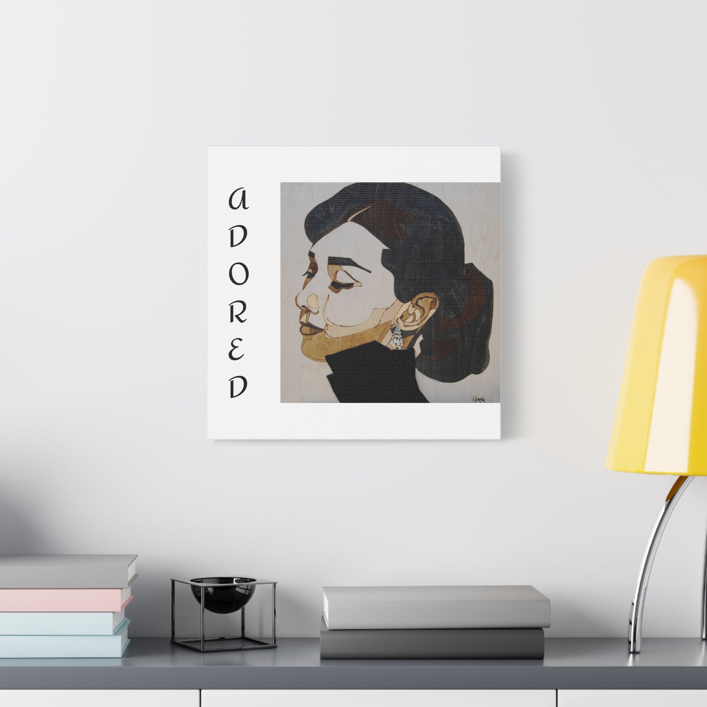 "Adored"Canvas Art – Stylish Portrait of a Woman