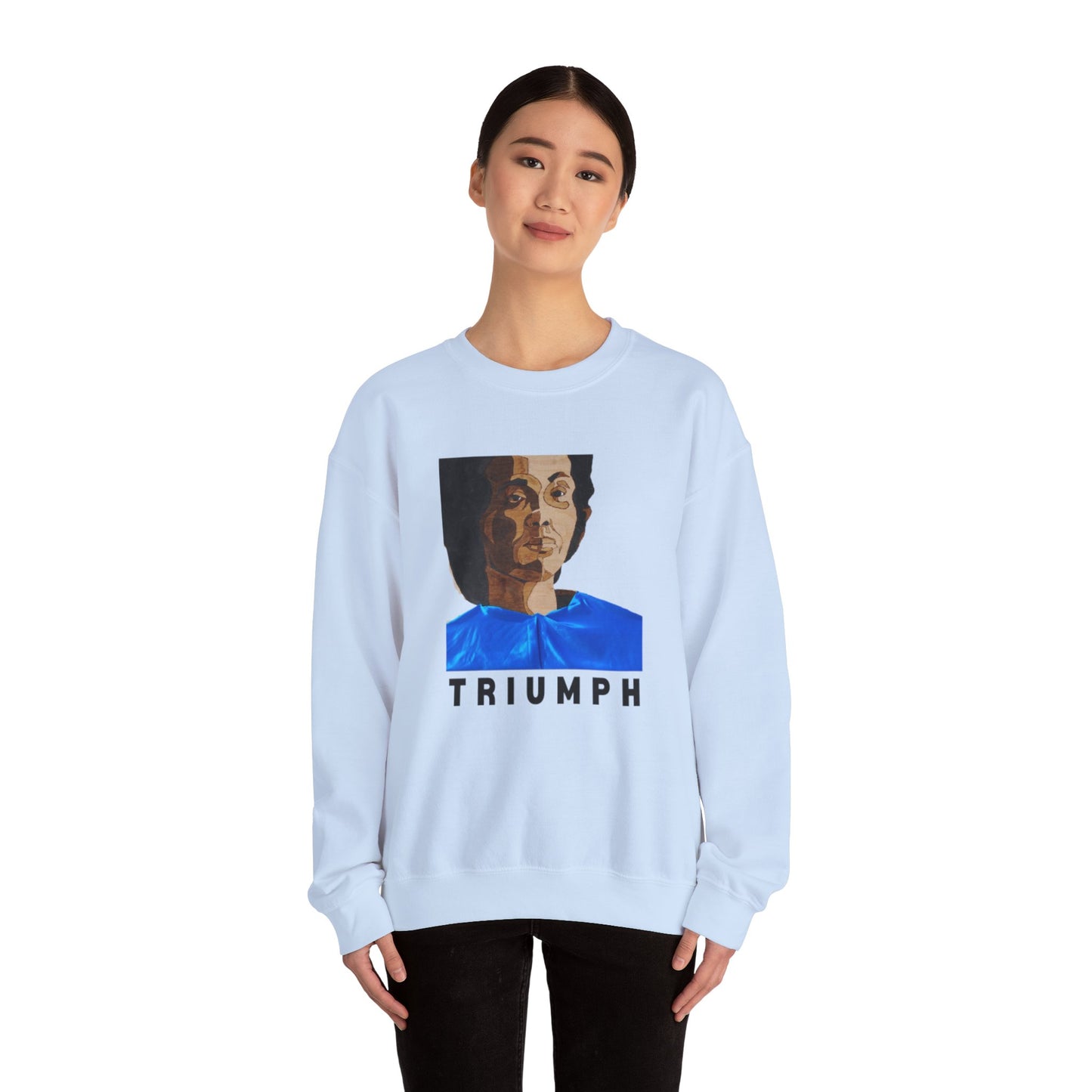 Triumph Unisex Heavy Blend™ Crewneck Sweatshirt, Inspirational Sweatshirt, Motivational Apparel, Perfect for Cozy Days, Great Gift for