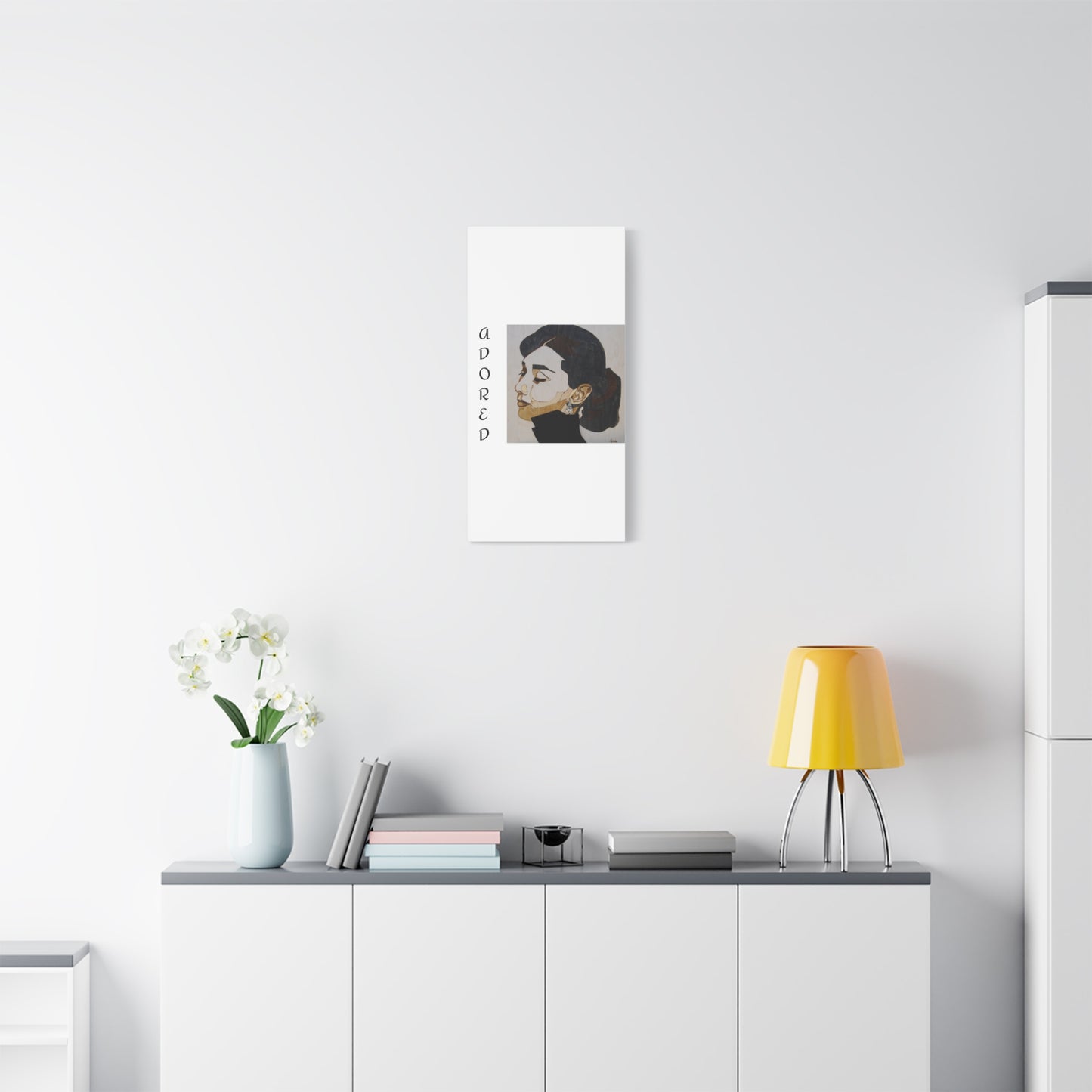 "Adored"Canvas Art – Stylish Portrait of a Woman