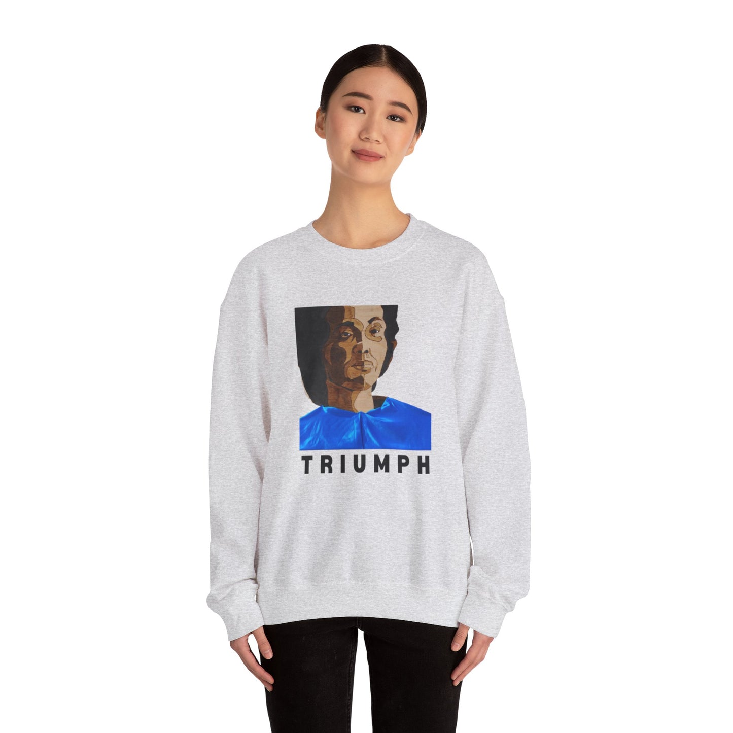 Triumph Unisex Heavy Blend™ Crewneck Sweatshirt, Inspirational Sweatshirt, Motivational Apparel, Perfect for Cozy Days, Great Gift for
