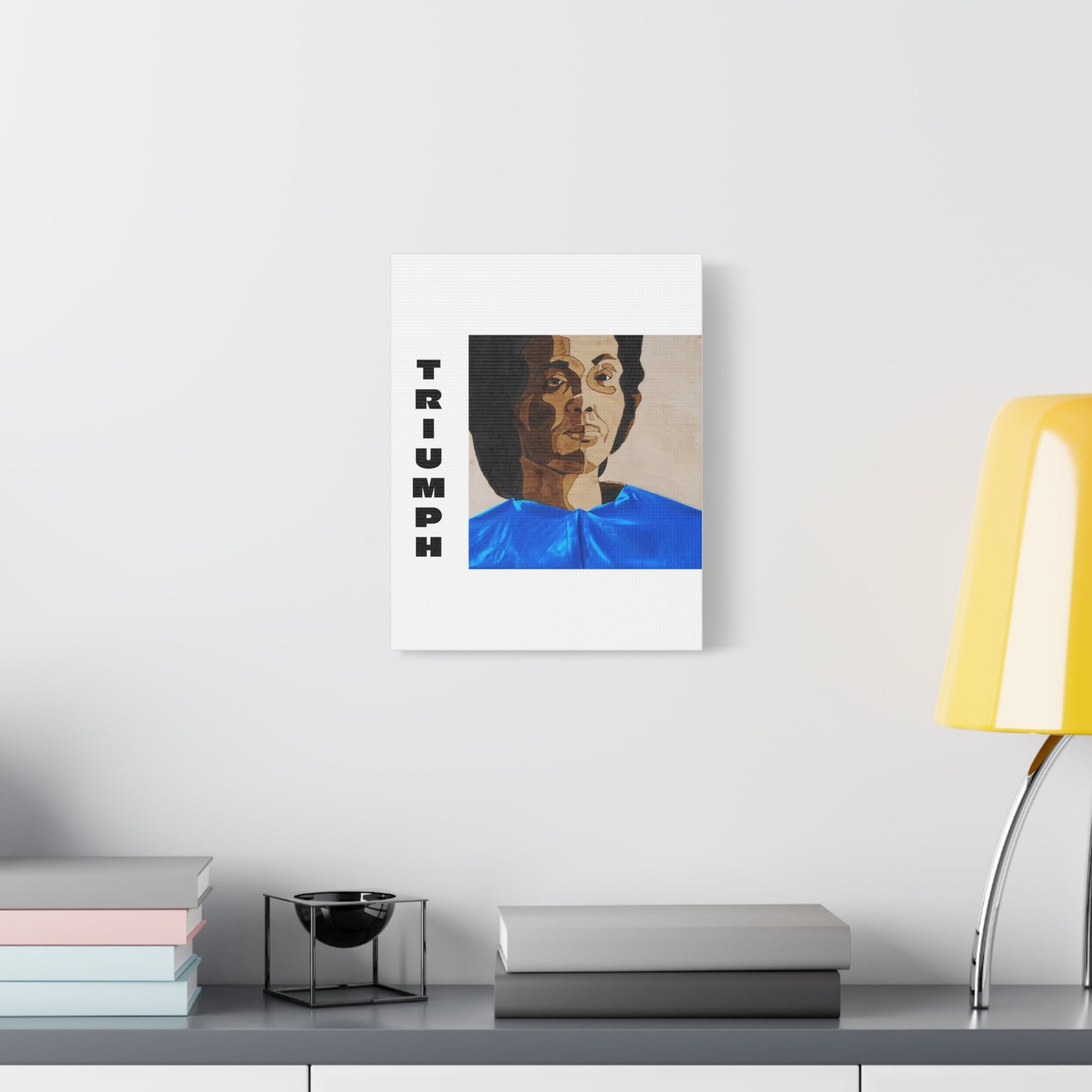 Artistic Canvas Wall Art - Stretched Matte Print of Iconic Portrait