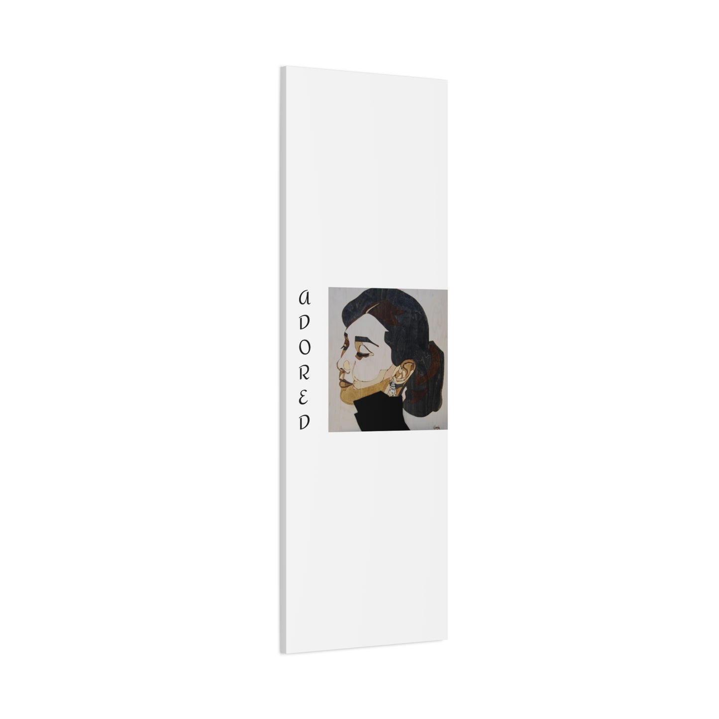 "Adored"Canvas Art – Stylish Portrait of a Woman