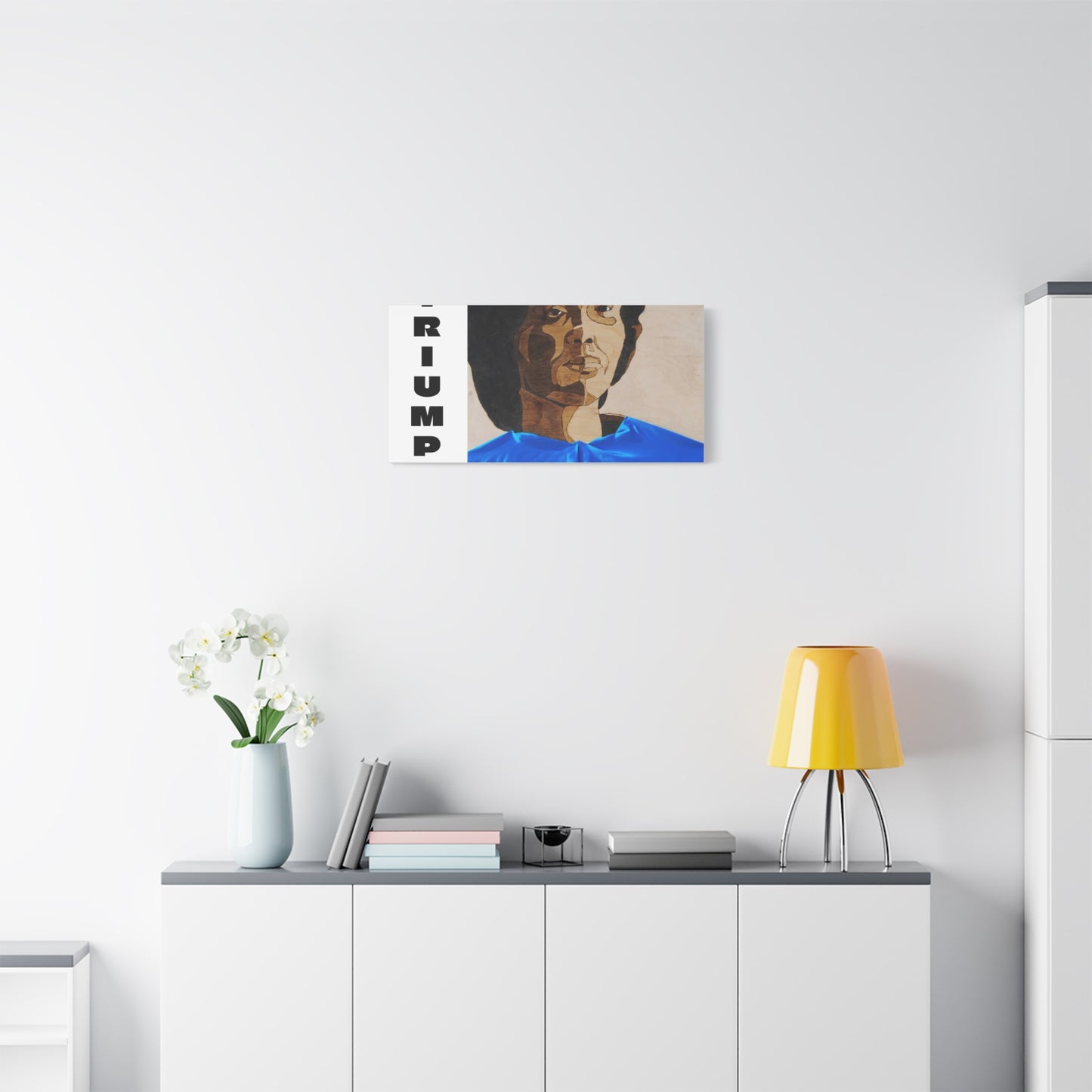 Artistic Canvas Wall Art - Stretched Matte Print of Iconic Portrait