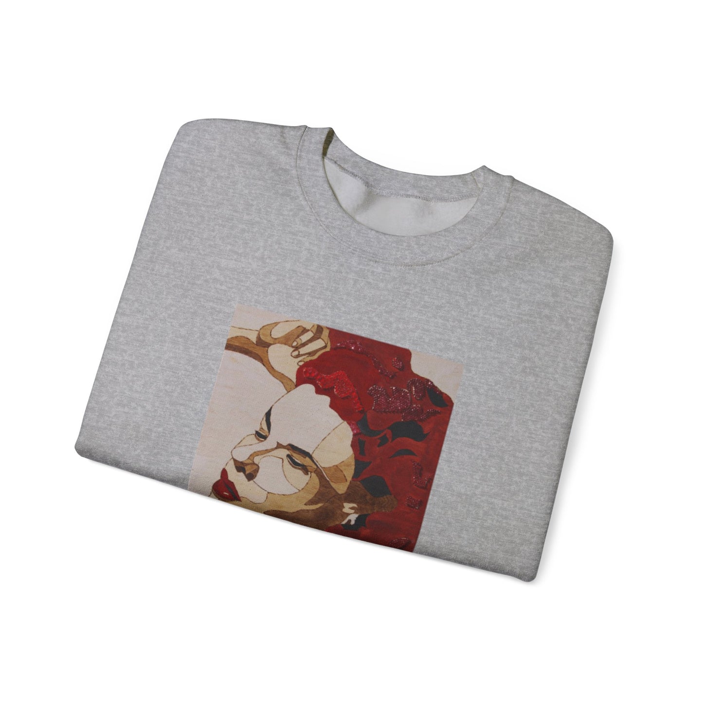 Emotional Art Crewneck Sweatshirt for Comfort and Expression, Cozy Unisex Pullover for Art Lovers, Casual Gift, Statement Apparel, Fashion,