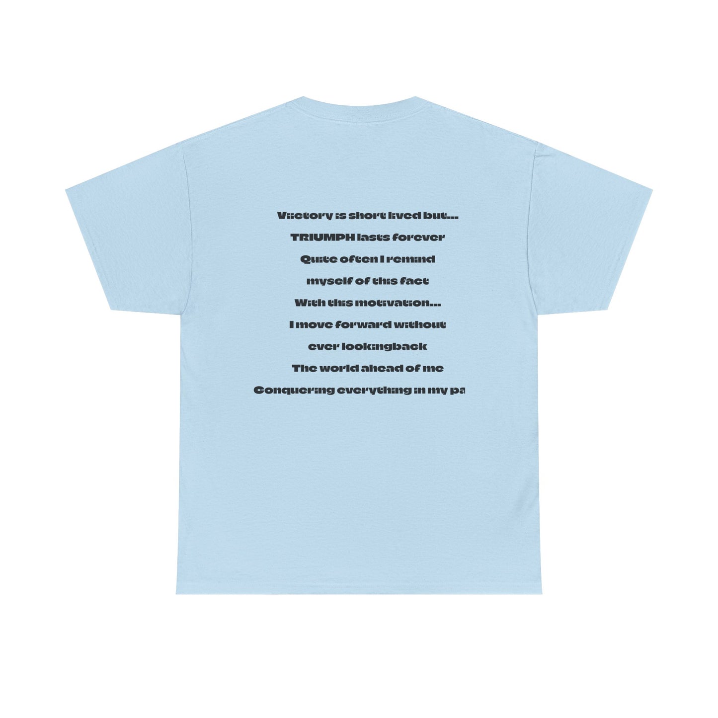 Inspirational Triumph T-Shirt, Unisex Heavy Cotton Tee, Motivational Apparel, Graphic Tee, Perfect for Activism and Celebrations