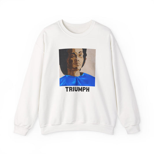 Triumph Crewneck Sweatshirt - Empowerment, Unisex Apparel, Motivational Gift, Cozy Fashion, Everyday Comfort