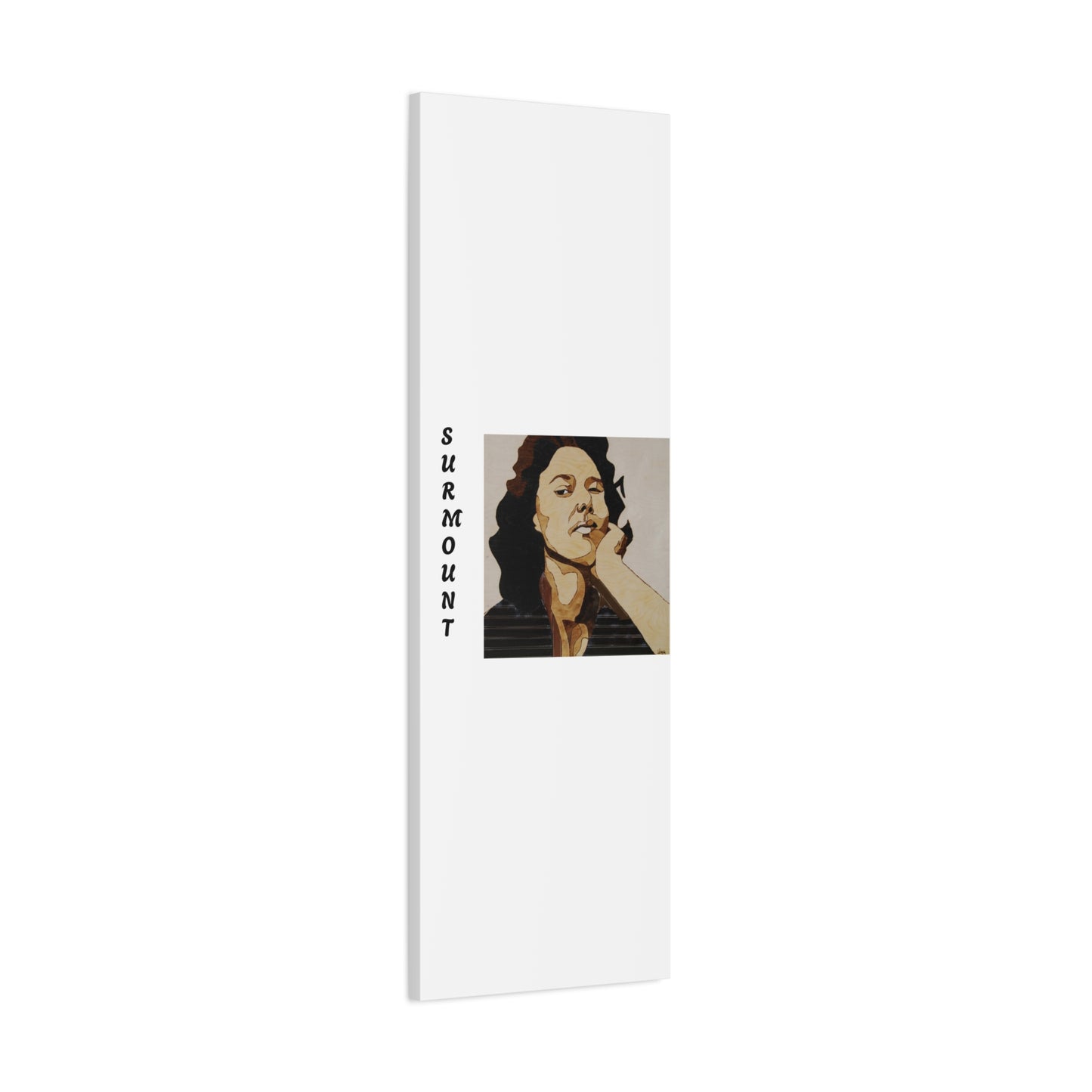 "Surmount", Dorothy Danbridge inspired  Contemporary Art Canvas Print - Modern Serene Portrait Decoration