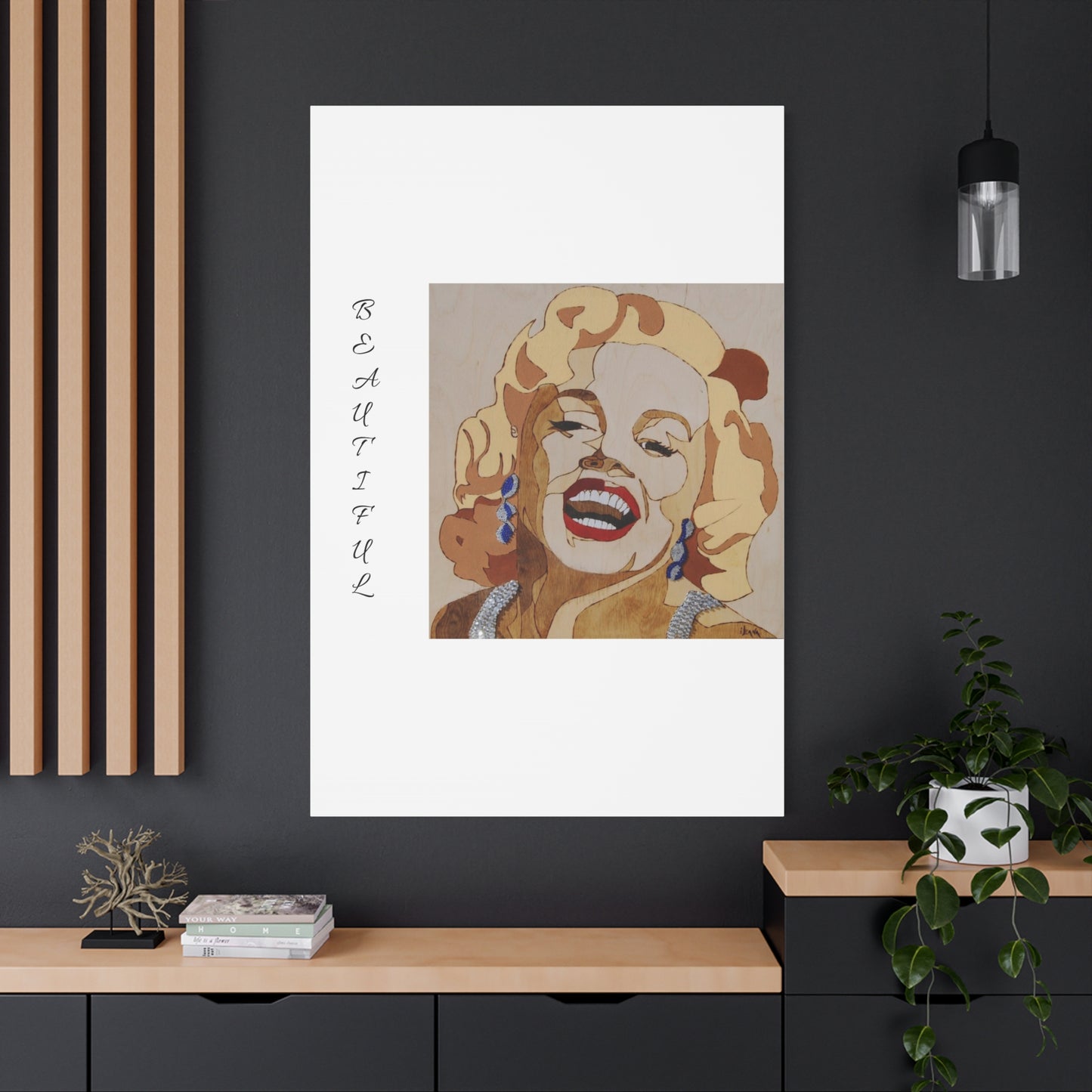 Marilyn Monroe Art Canvas - Stretched Wall Decor for Home & Office