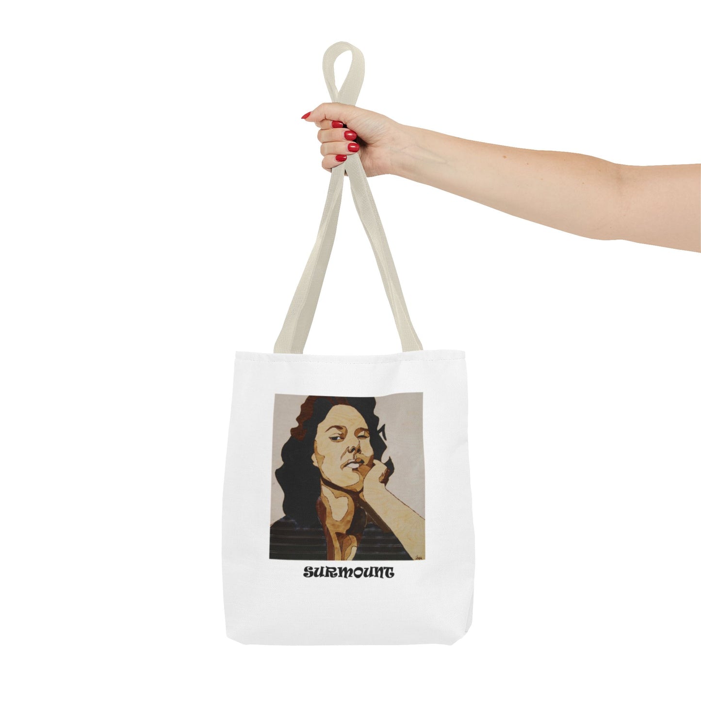 Empowering Tote Bag - Unique Art Print, Gift for Women, Confidence Bag, Everyday Use, Motivational Tote, Fashion Accessory