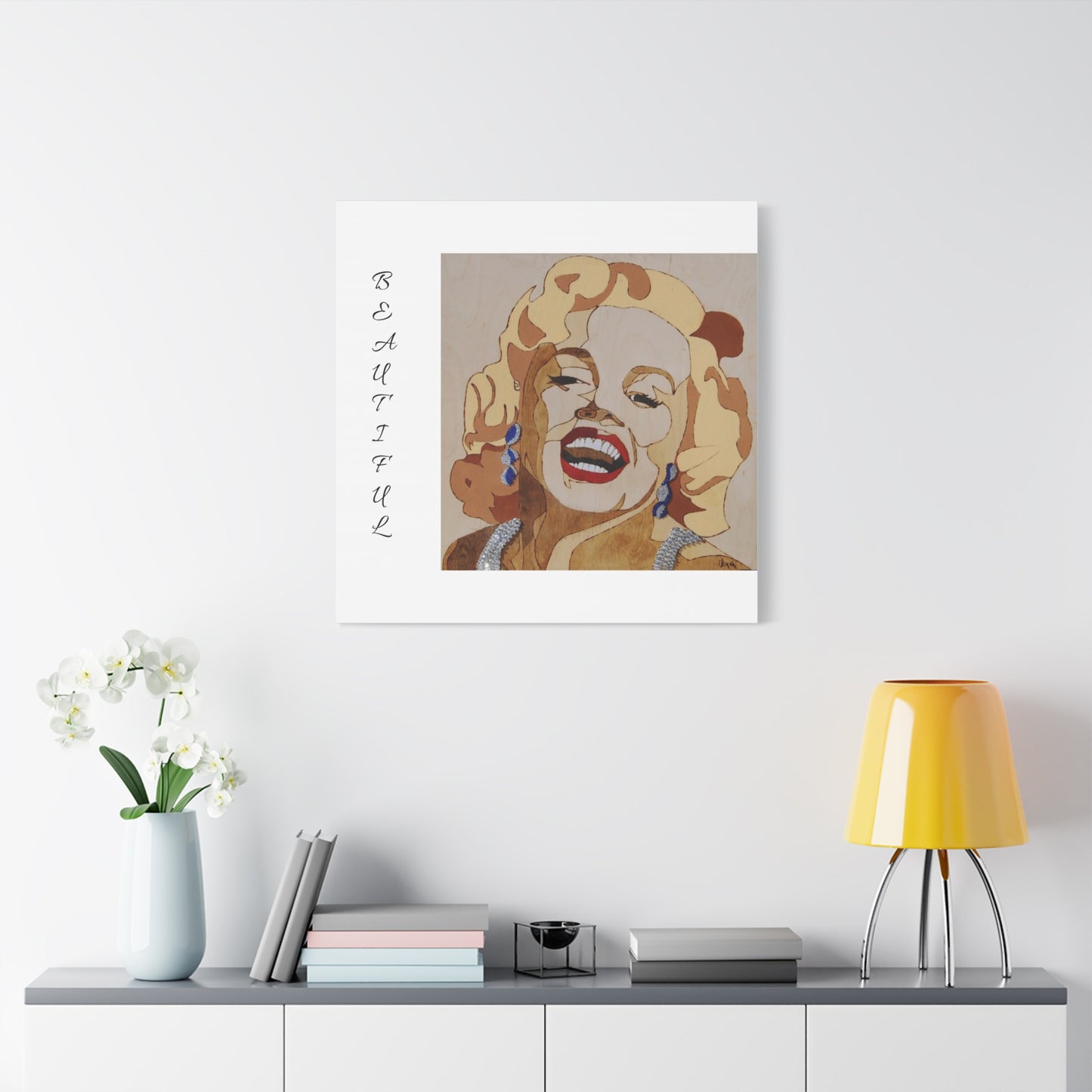 Marilyn Monroe Art Canvas - Stretched Wall Decor for Home & Office