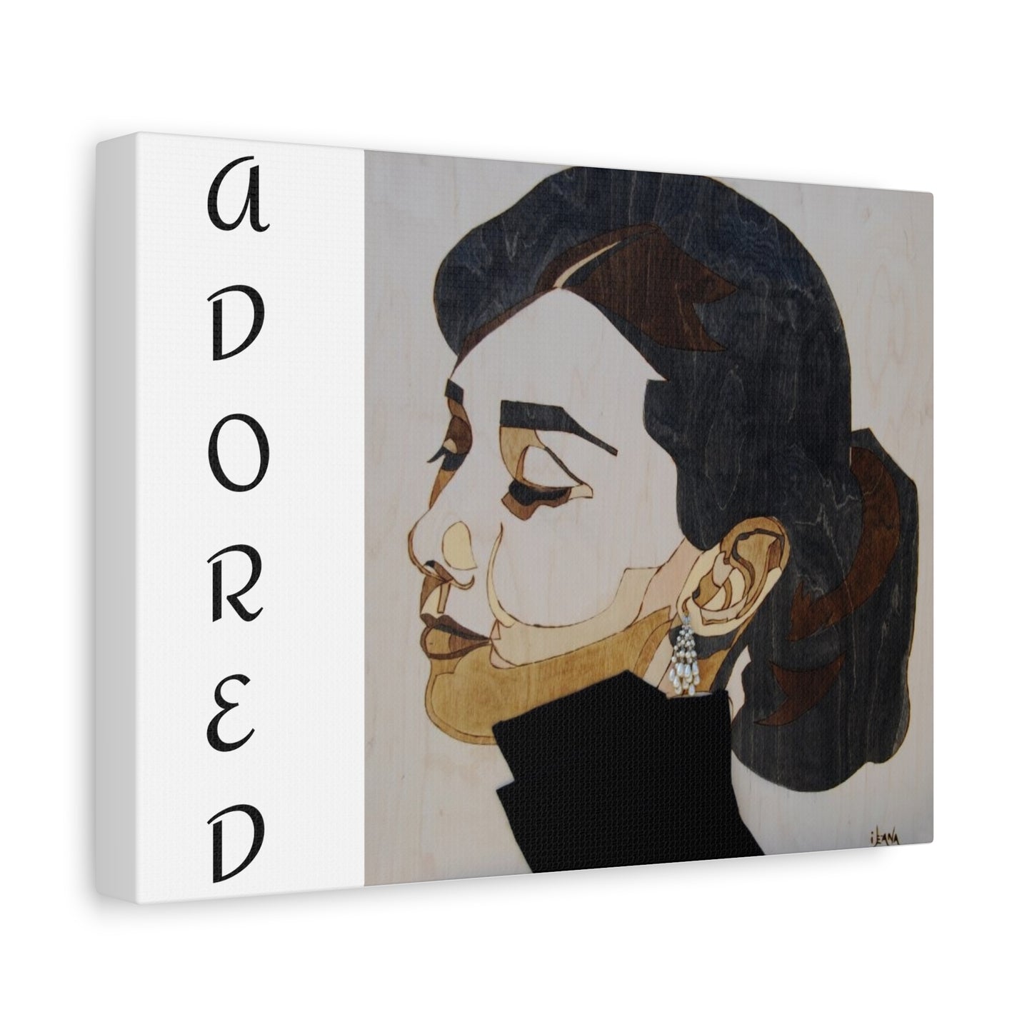 "Adored"Canvas Art – Stylish Portrait of a Woman