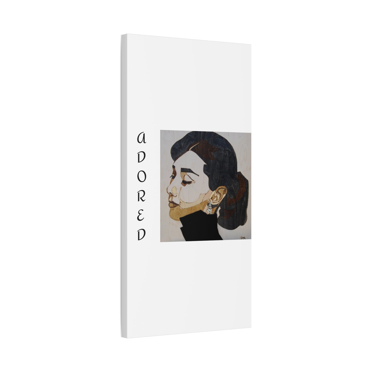 "Adored"Canvas Art – Stylish Portrait of a Woman