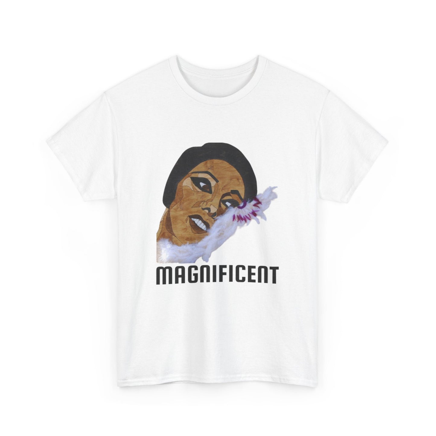 Magnificent Unisex Heavy Cotton Tee, Empowering Shirt, Art-Inspired Tee, Gift for Art Lovers, Everyday Wear, Statement Fashion