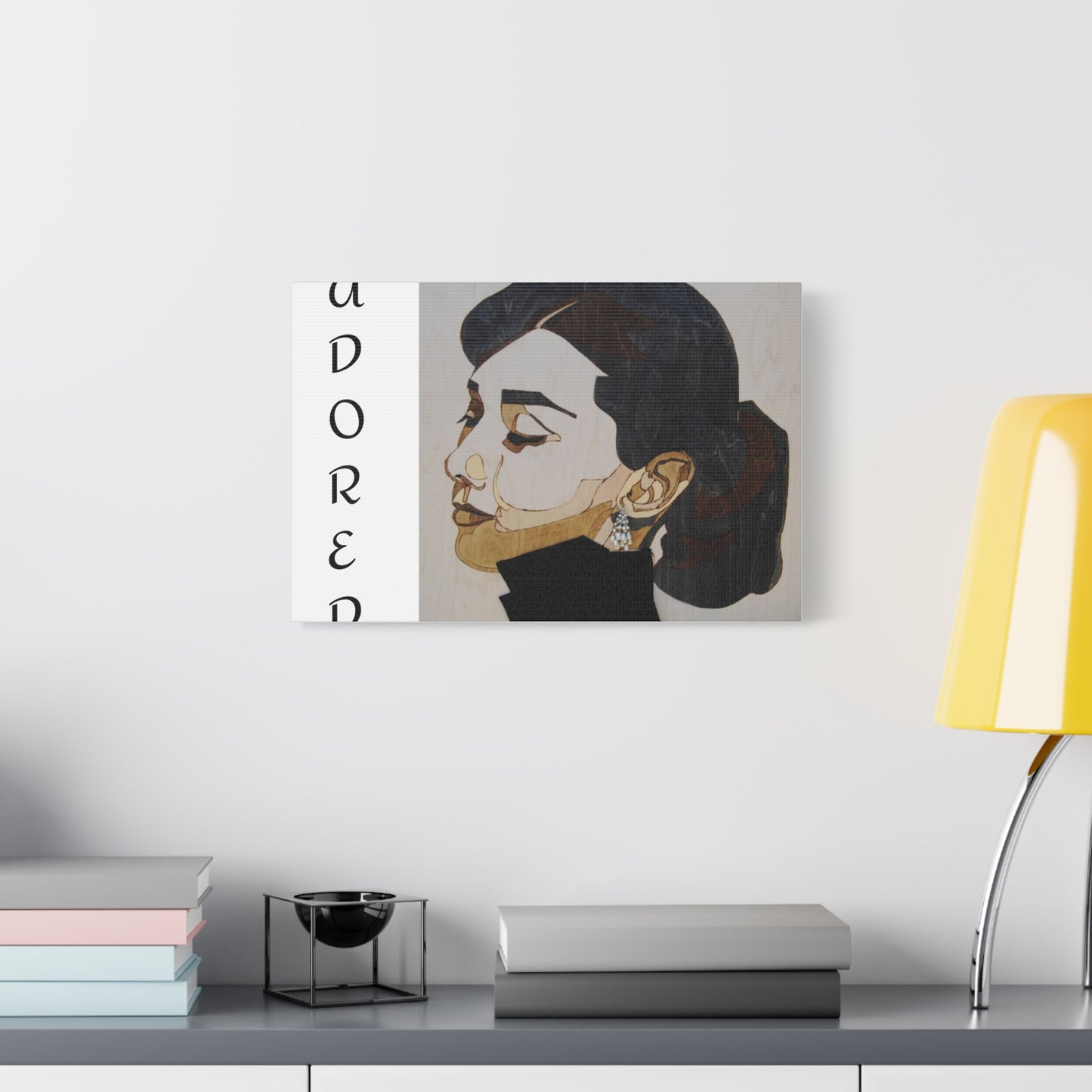 "Adored"Canvas Art – Stylish Portrait of a Woman