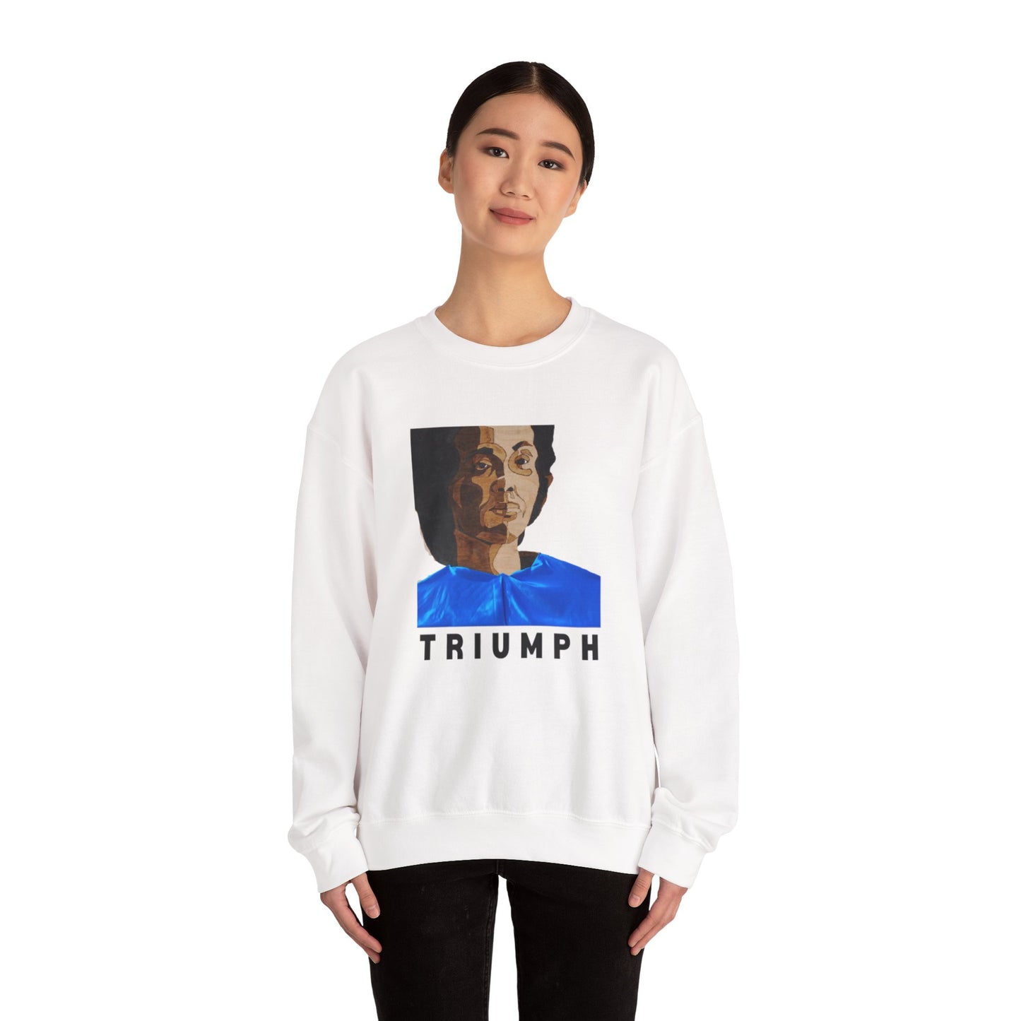 Triumph Unisex Heavy Blend™ Crewneck Sweatshirt, Inspirational Sweatshirt, Motivational Apparel, Perfect for Cozy Days, Great Gift for