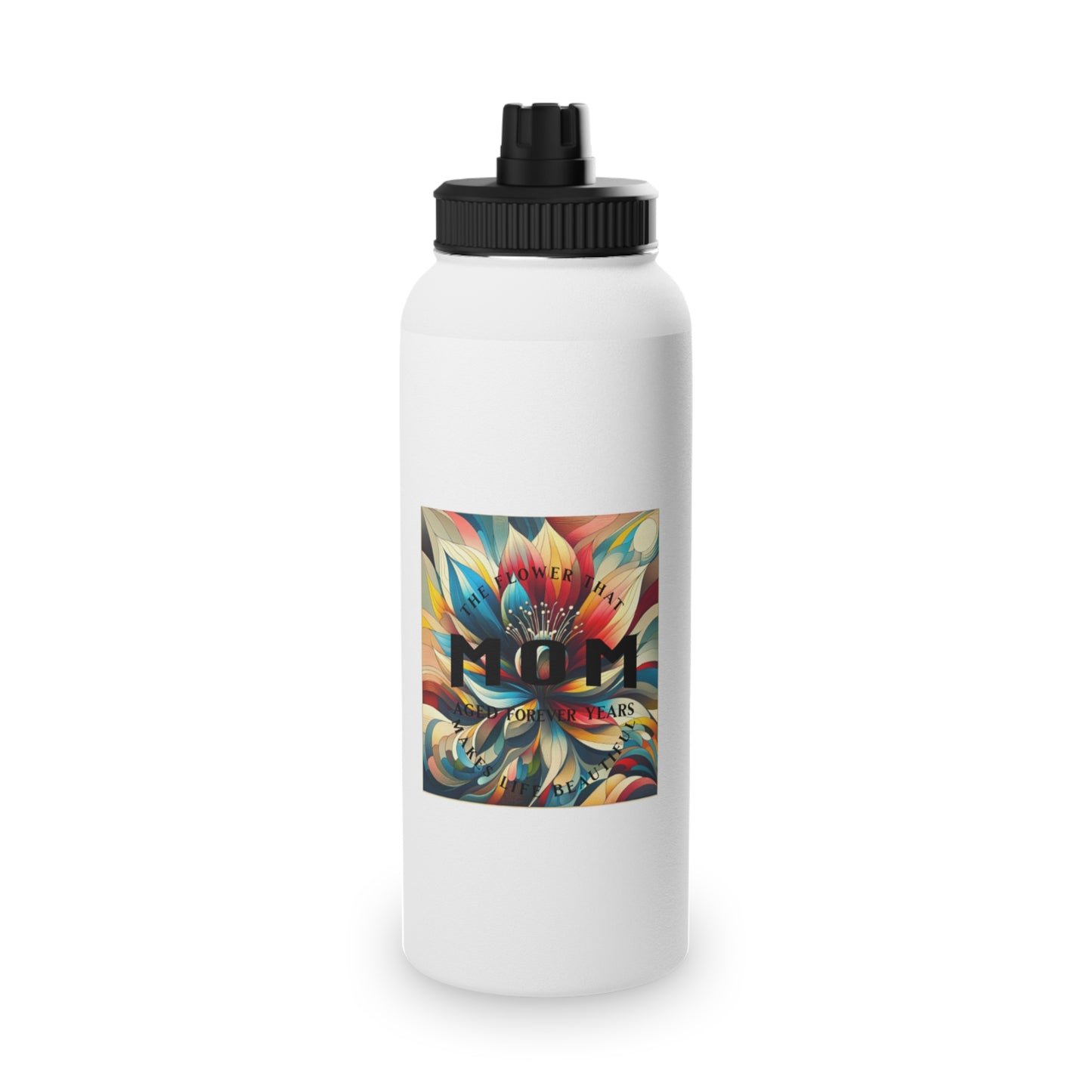 Colorful Stainless Steel Water Bottle with Sports Lid - Perfect for Fitness Enthusiasts