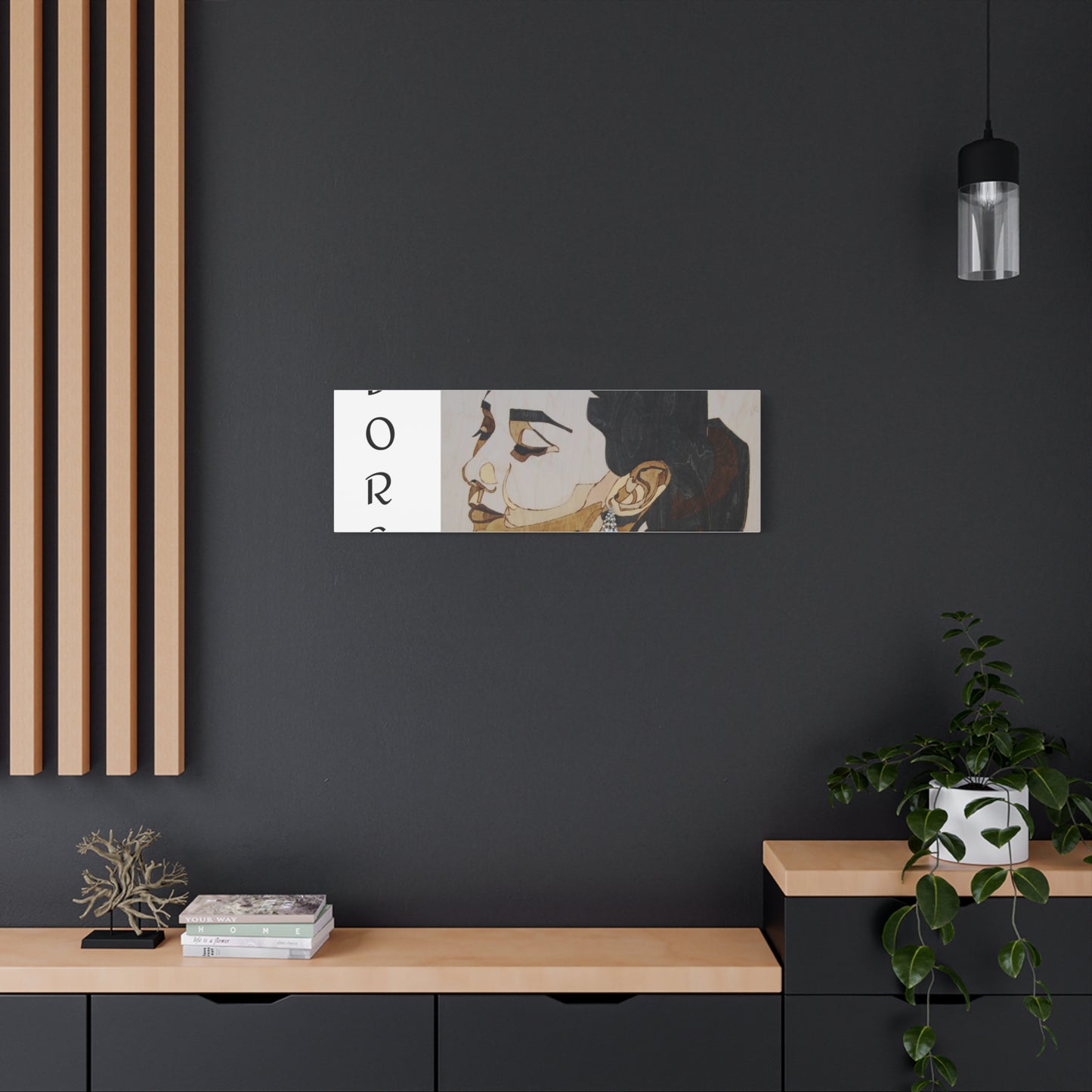 "Adored"Canvas Art – Stylish Portrait of a Woman