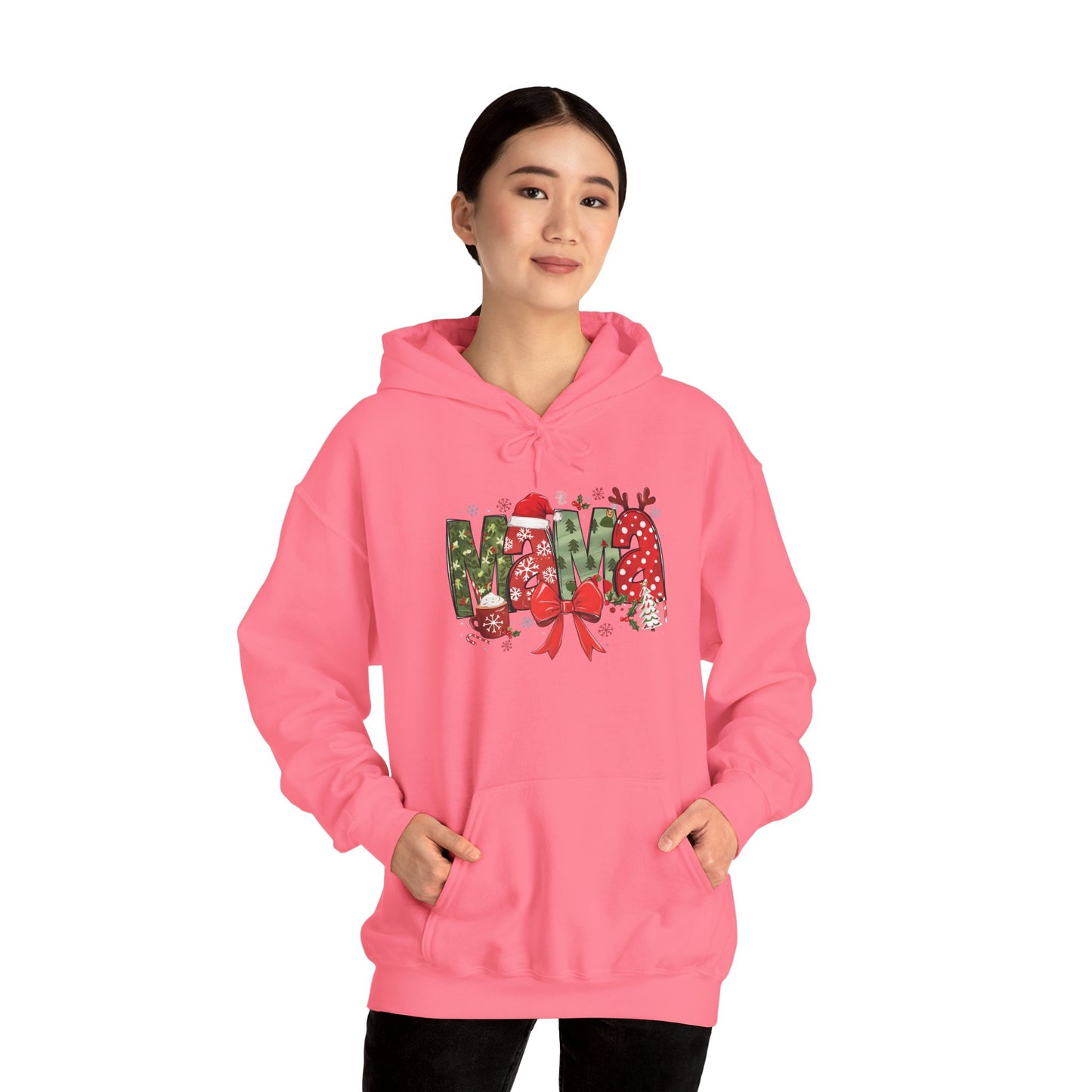 Festive Merry Sweatshirt - Unisex Heavy Blend™ Hoodie for Holiday Cheer - Ileana Marie Designs