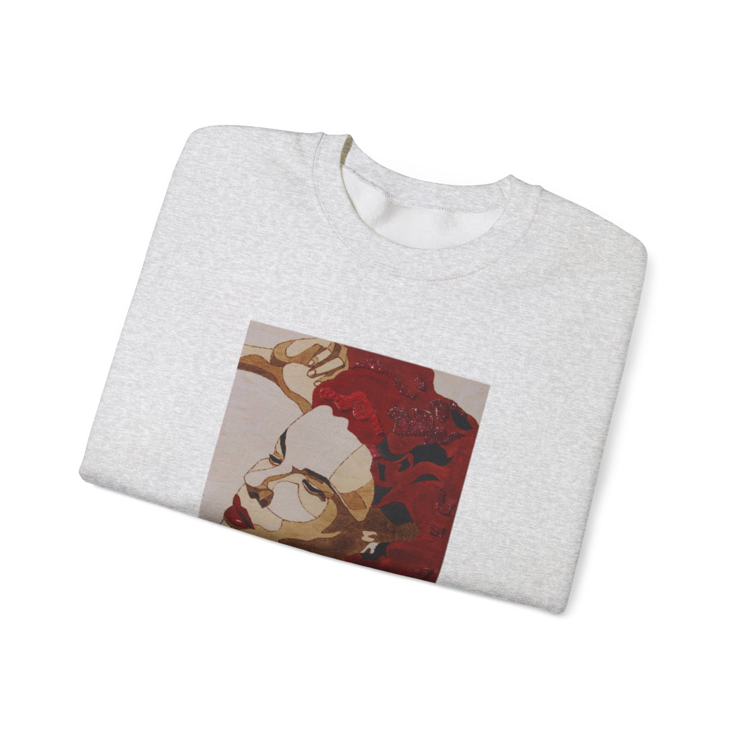 Emotional Art Crewneck Sweatshirt for Comfort and Expression, Cozy Unisex Pullover for Art Lovers, Casual Gift, Statement Apparel, Fashion,