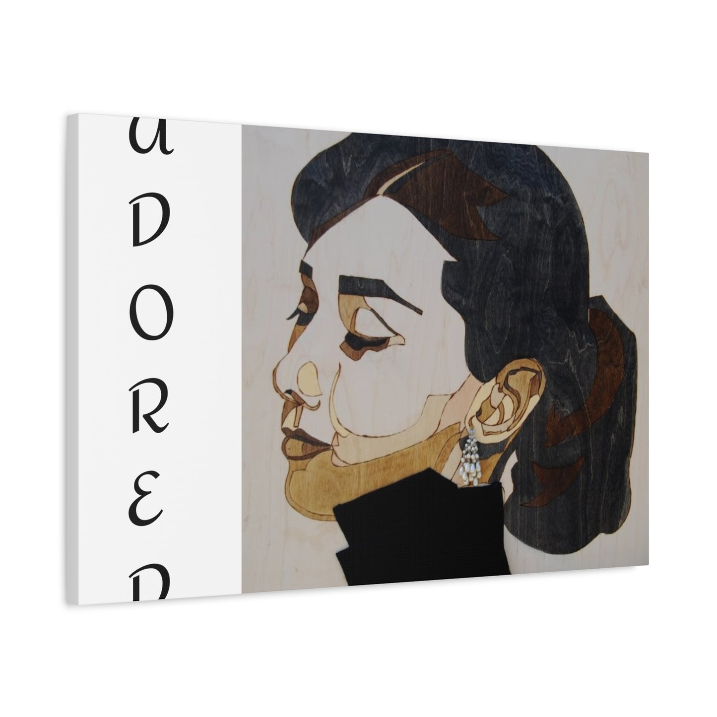"Adored"Canvas Art – Stylish Portrait of a Woman